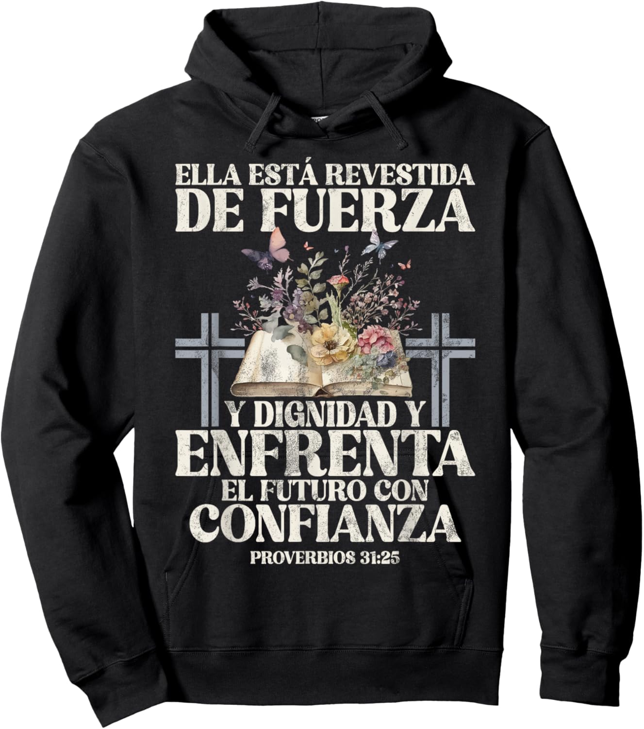Christian Spanish Español Cristianos Religious Jesus God Hoodie - Hoodie | Black
