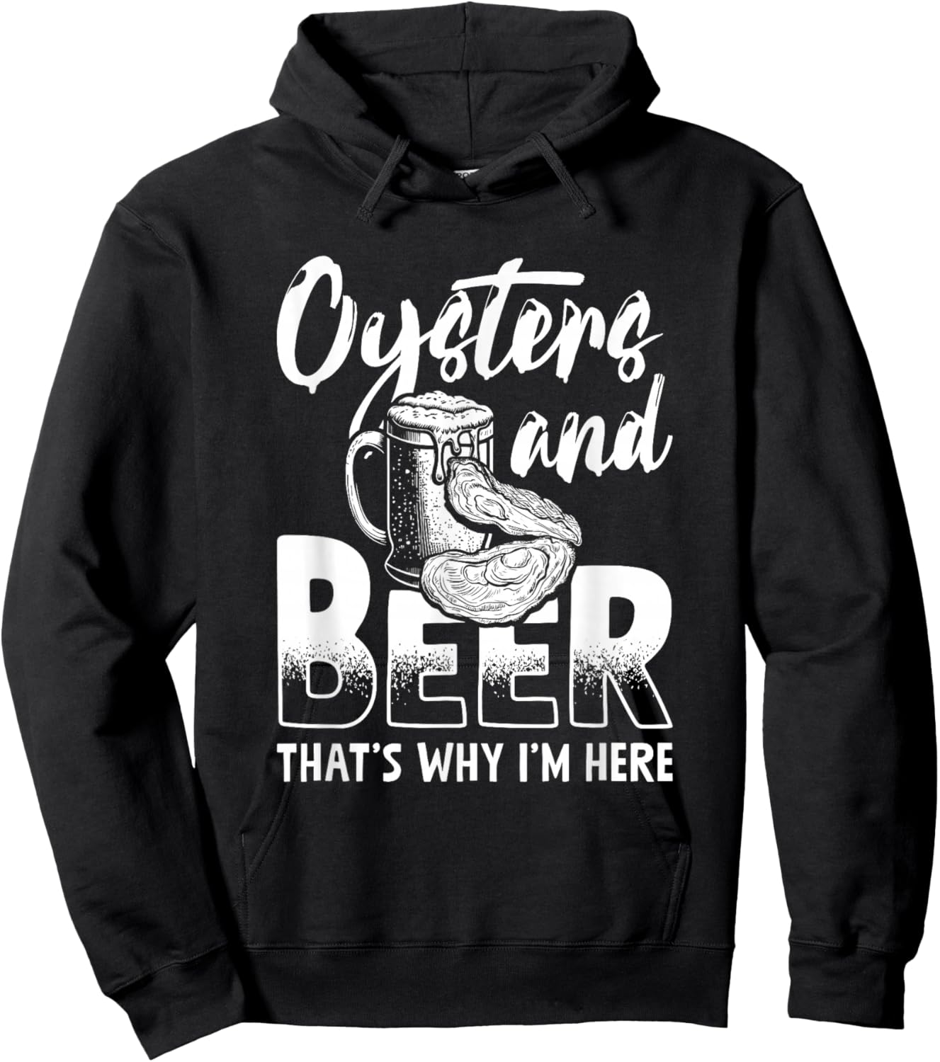 Oyster And Beer Oyster Shucker Seafood Oyster Shucking Shuck Hoodie - Hoodie | Black
