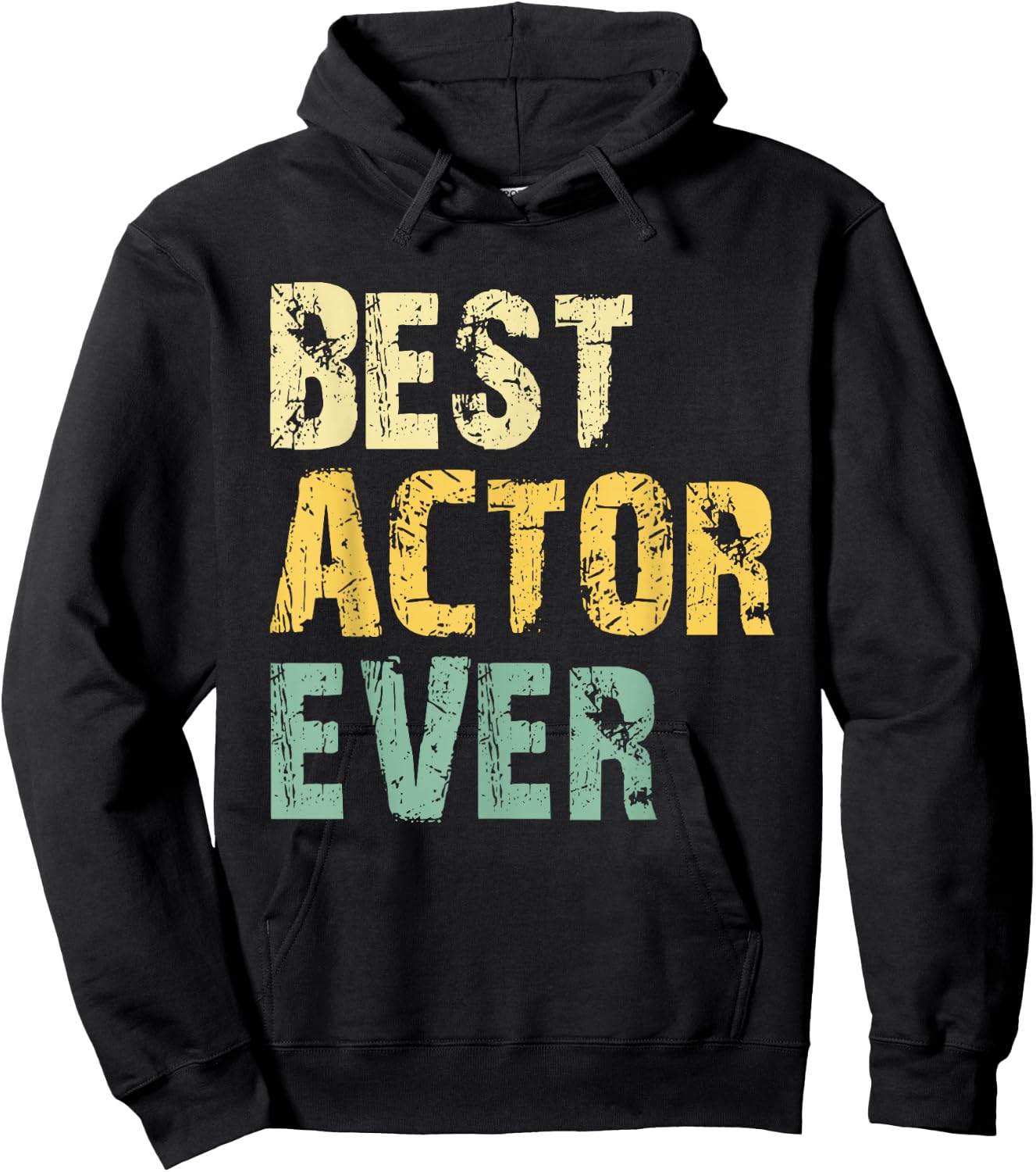 Best Actor Ever Retro Vintage Gift Hoodie - Hoodie | Black