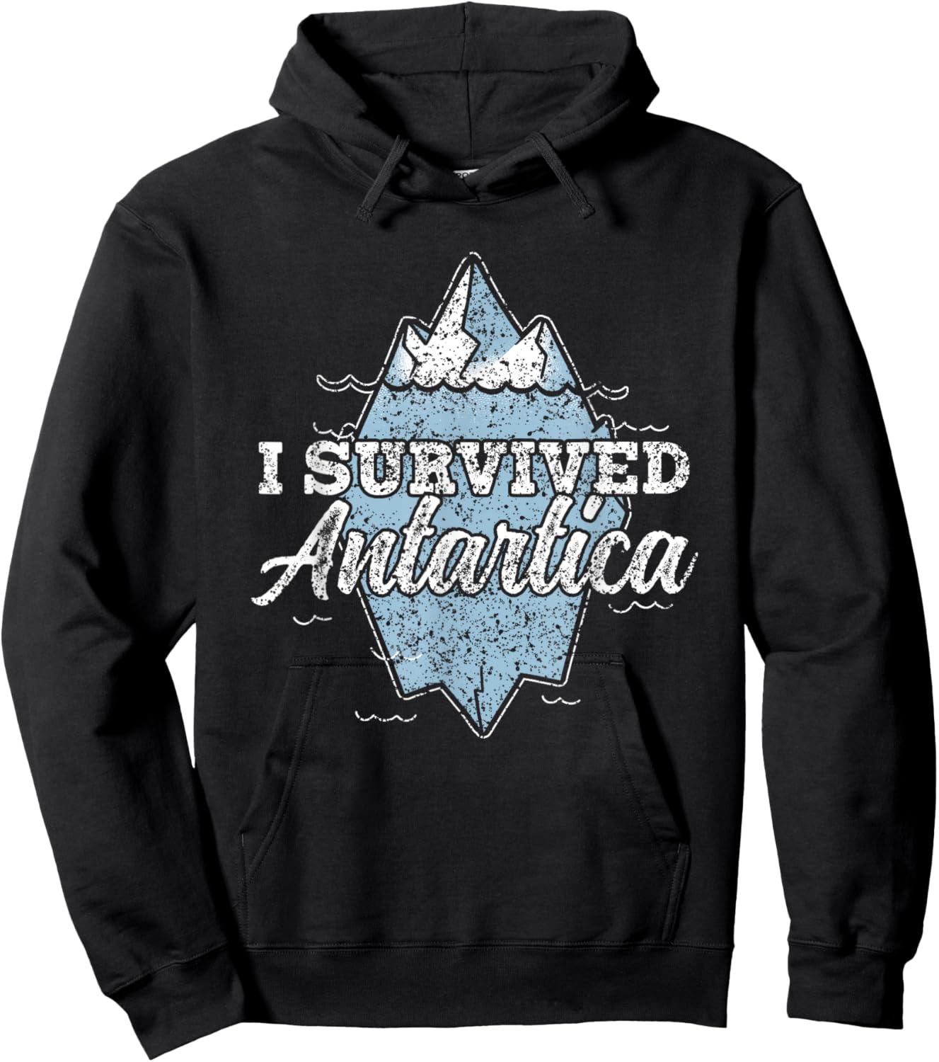 I Survived Antarctica Continent Expedition Antarctica Hoodie - Hoodie | Black