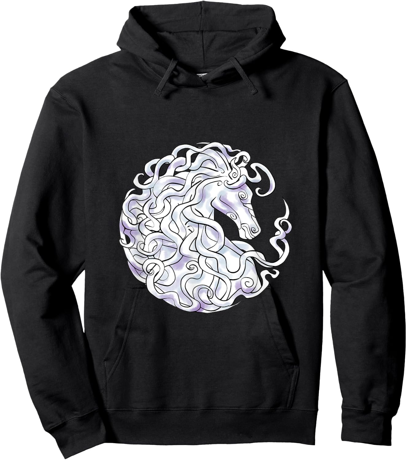 Epona Goddess of Mares and Foals Hoodie - Hoodie | Black