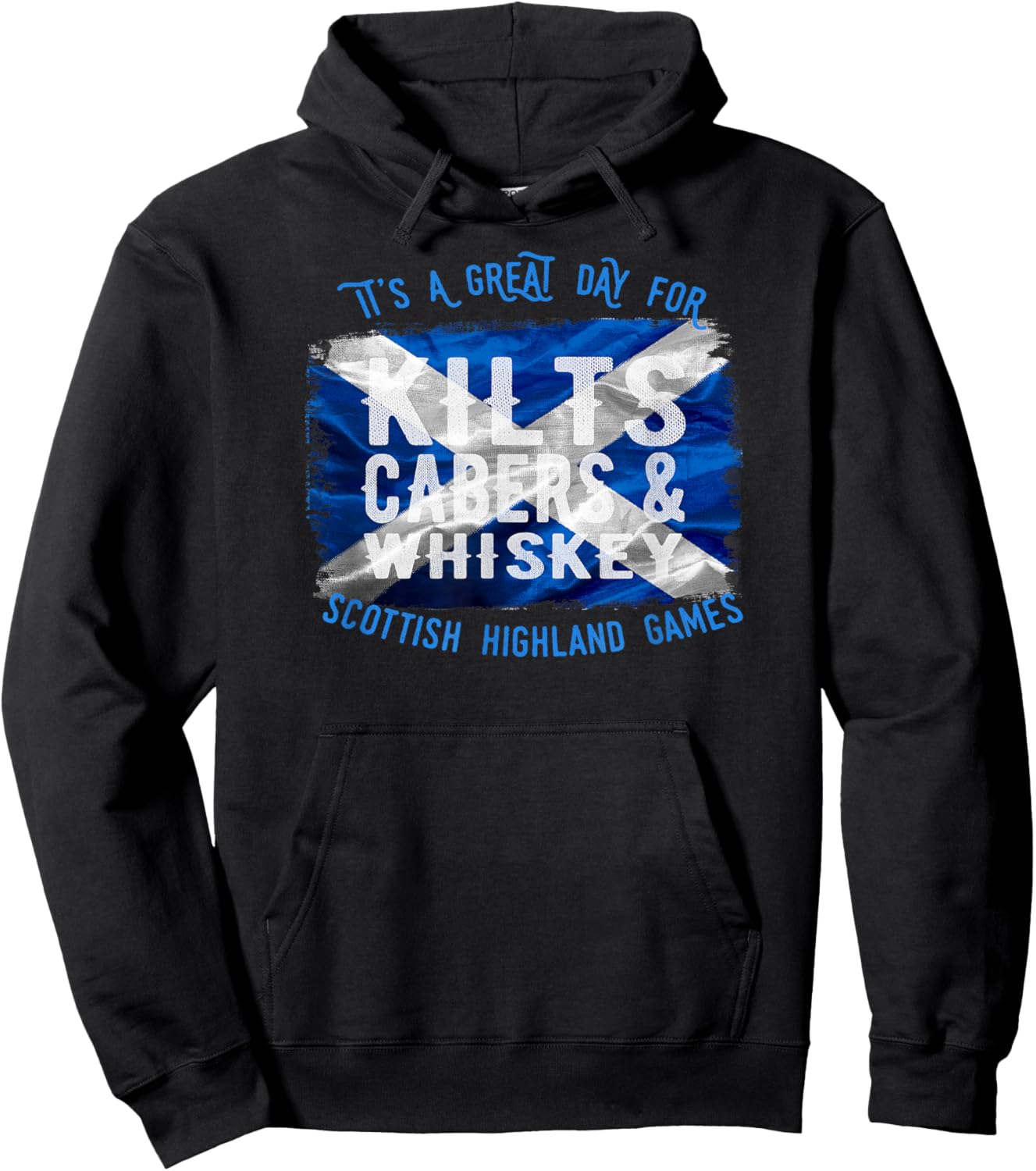 Kilts Cabers & Whiskey Scottish Highland Games Shirt für Herren Hoodie - Hoodie | Black