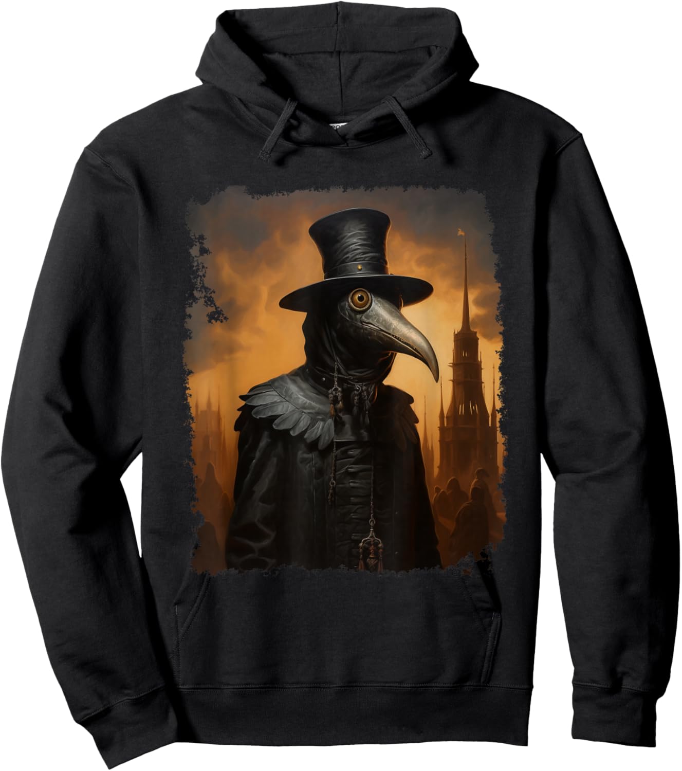 Plague Doctor Black Hoodie - Hoodie | Black