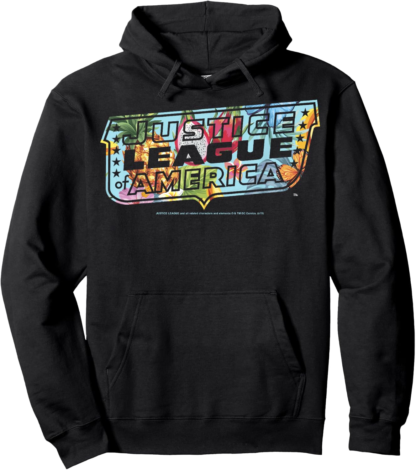 DC Comics Justice League Dragon Fruit Logo Hoodie - Hoodie | Black
