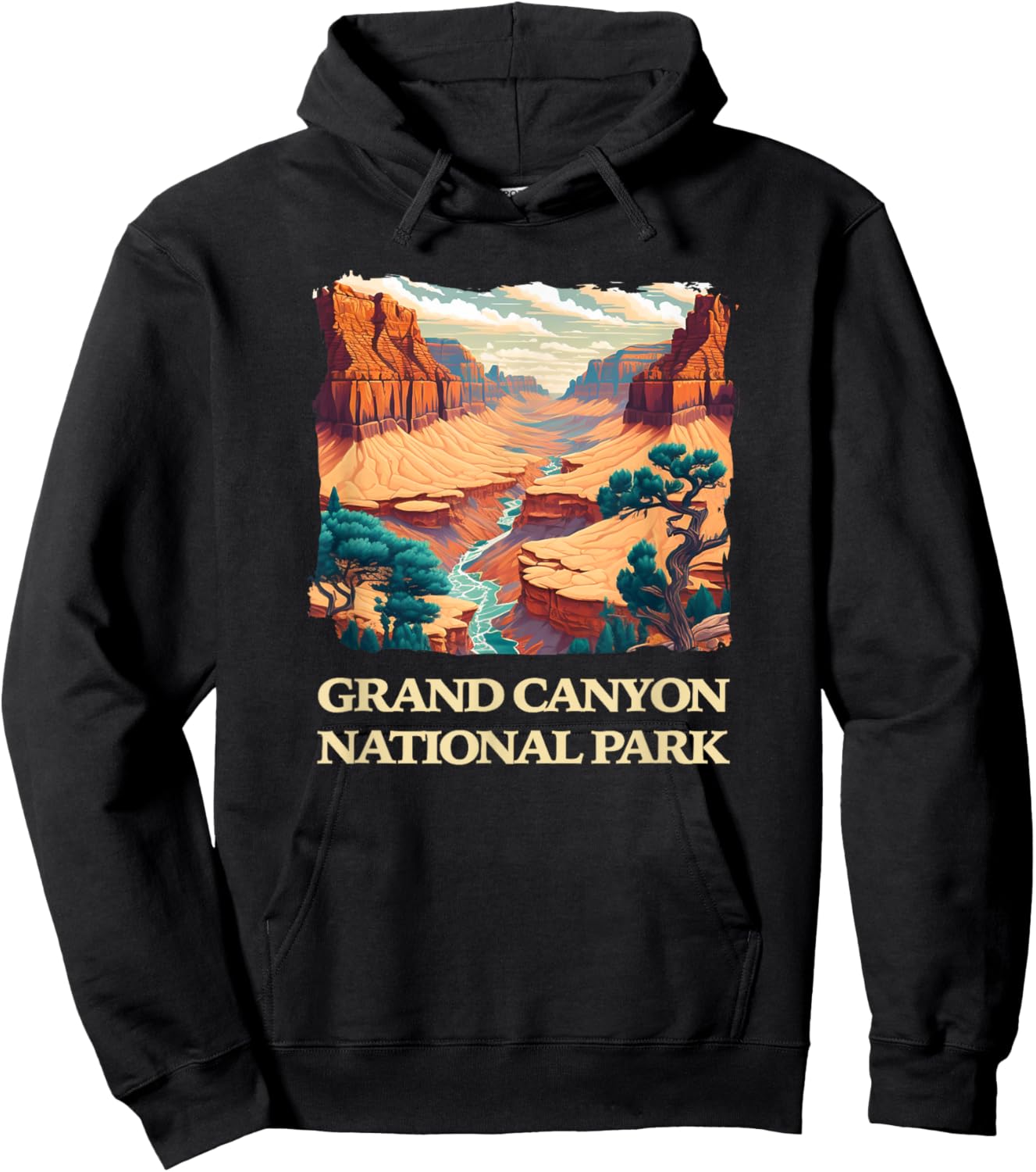 Grand Canyon National Park Arizona Hoodie - Hoodie | Black