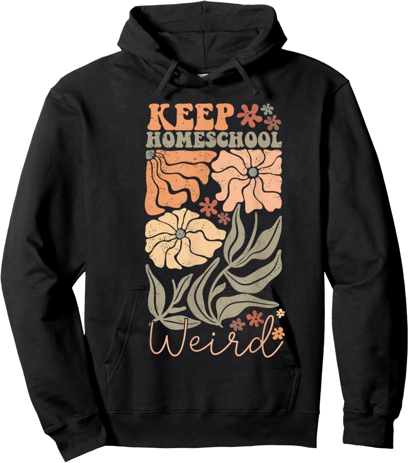 Keep Homeschool Weird Homeschool Mom Homeschool Mama Hoodie - Hoodie | Black