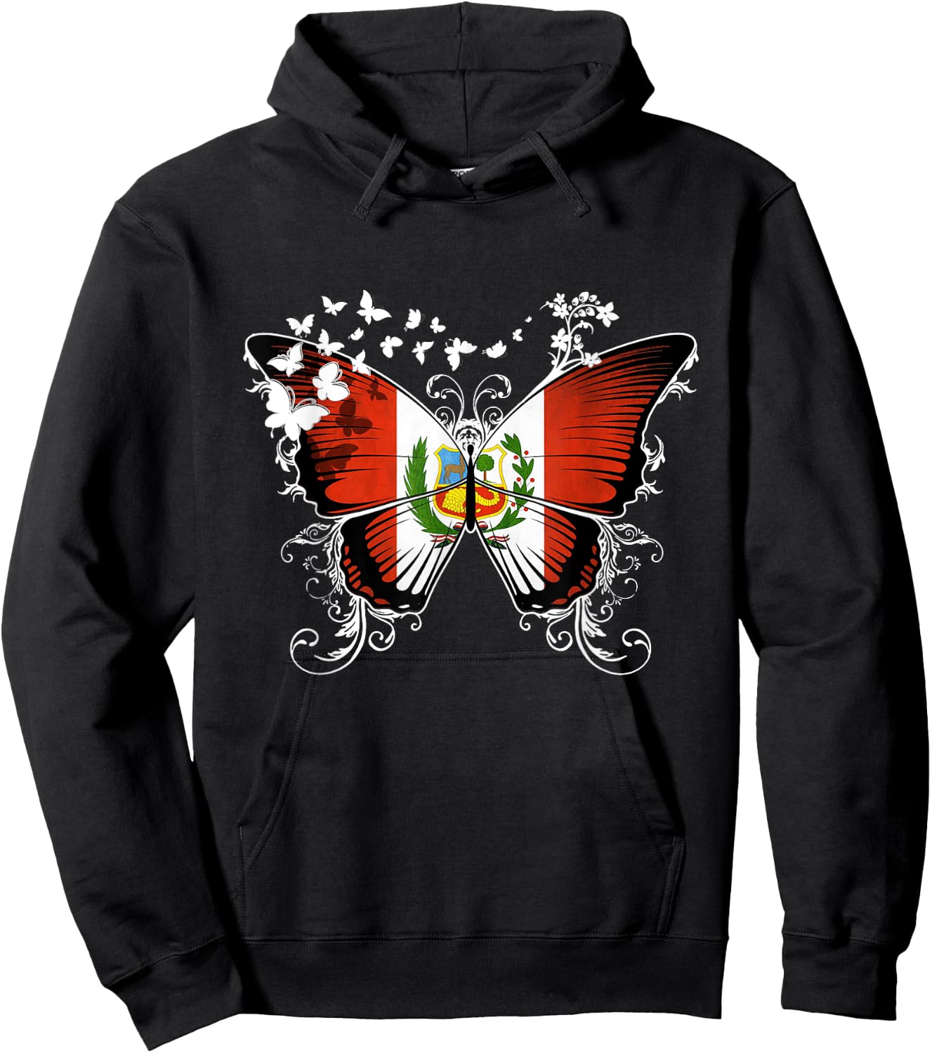 Peru Flag Peruvian Hoodie - Hoodie | Black