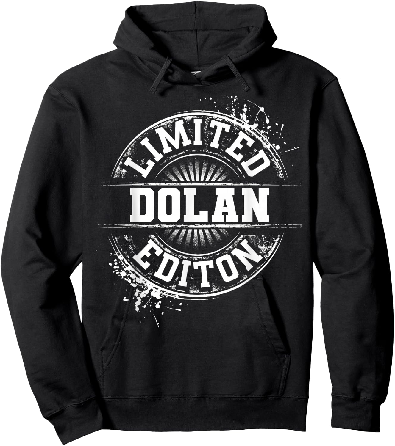 DOLAN Funny Surname Family Tree Birthday Reunion Gift Hoodie - Hoodie | Black