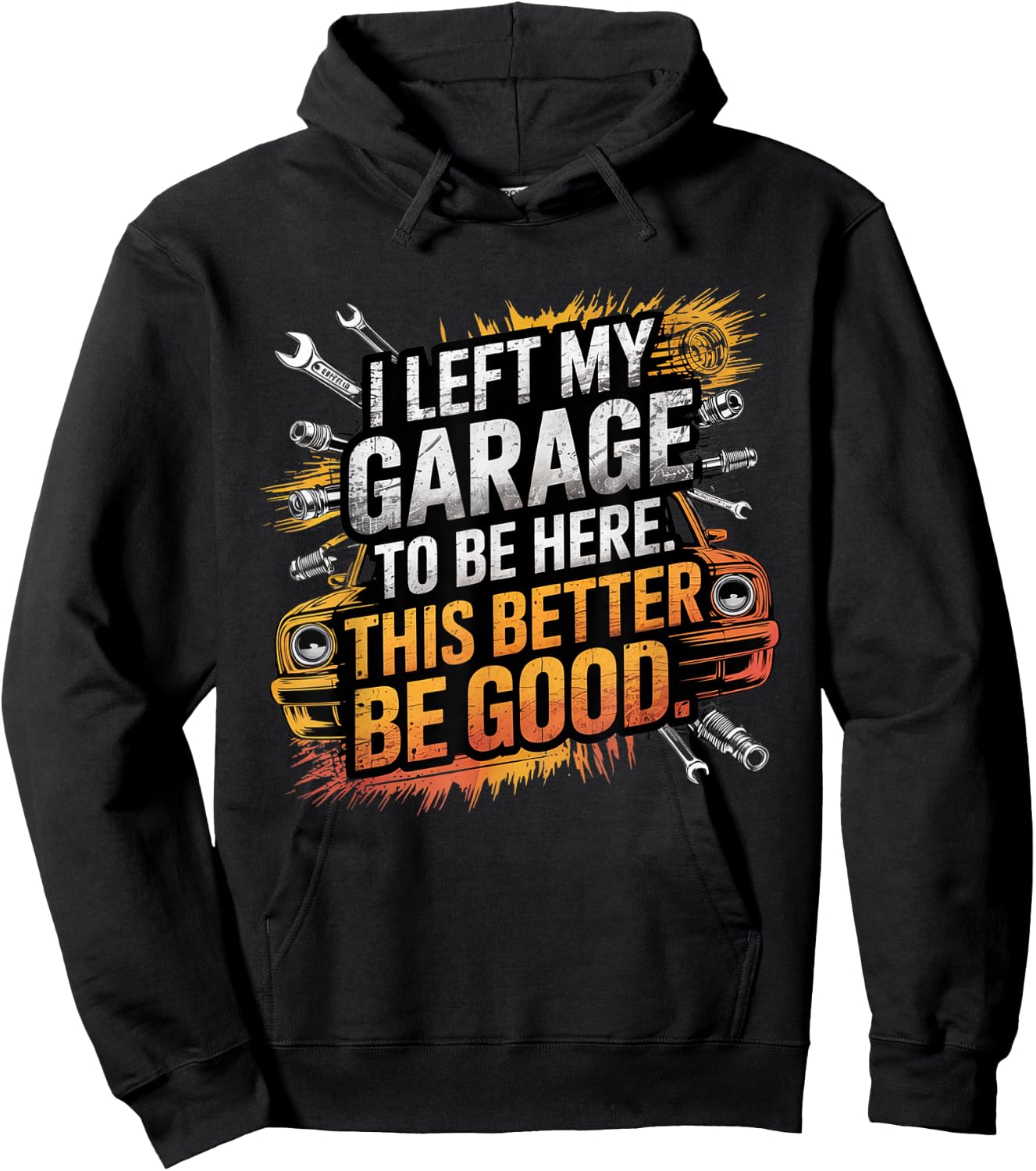 T-Shirt Hoodie - Hoodie | Black