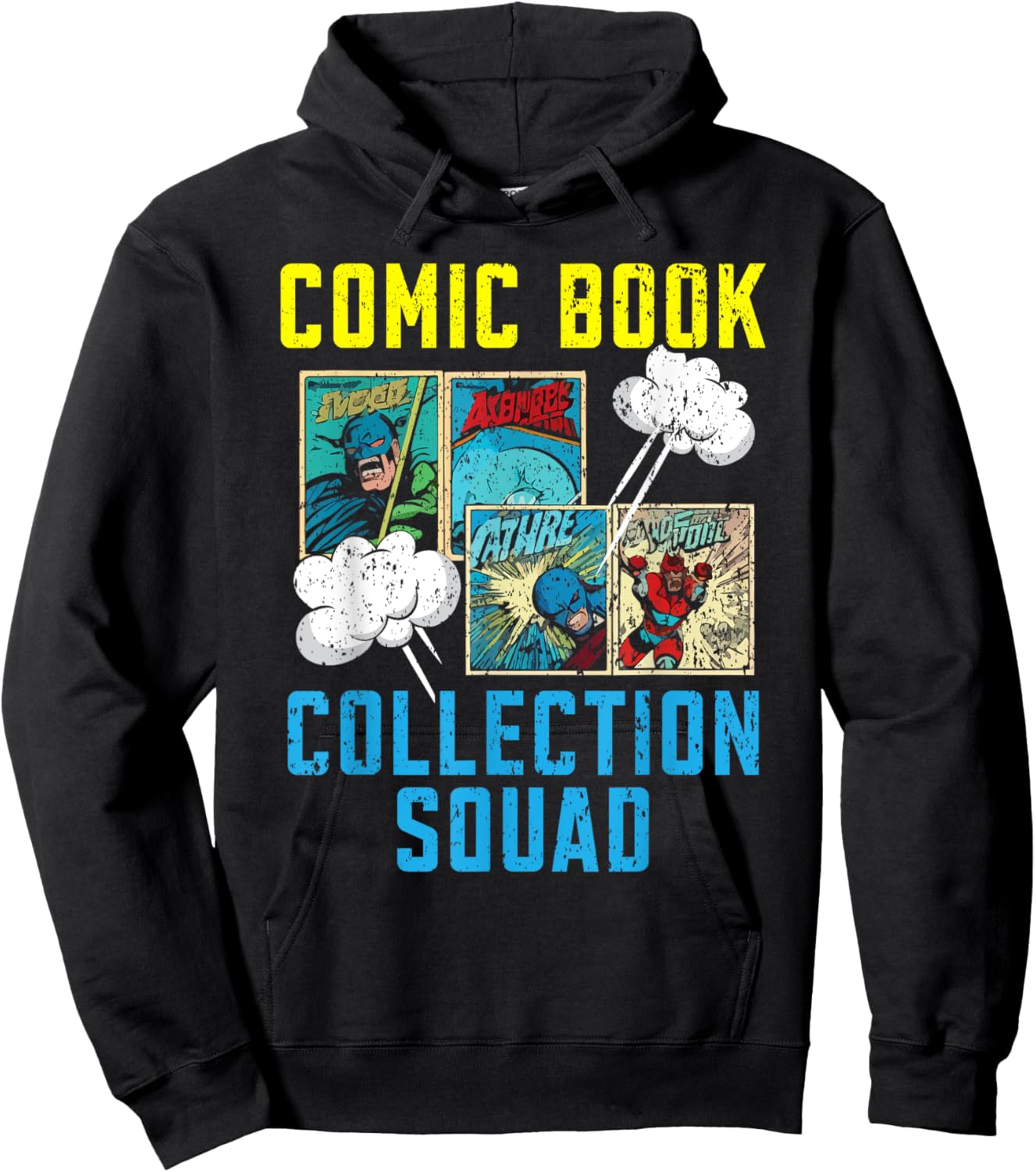 Comic Collector Comic Reader Reading Comic Books Hoodie - Hoodie | Black