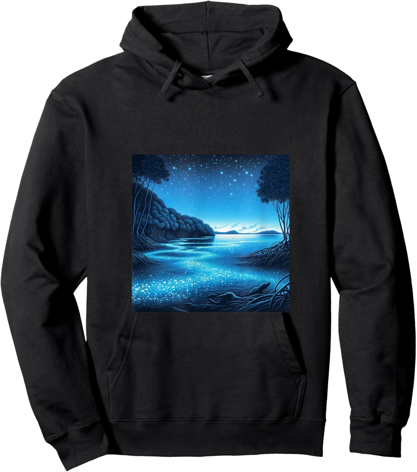Puerto Rico's Bioluminescent Bays Hoodie - Hoodie | Black