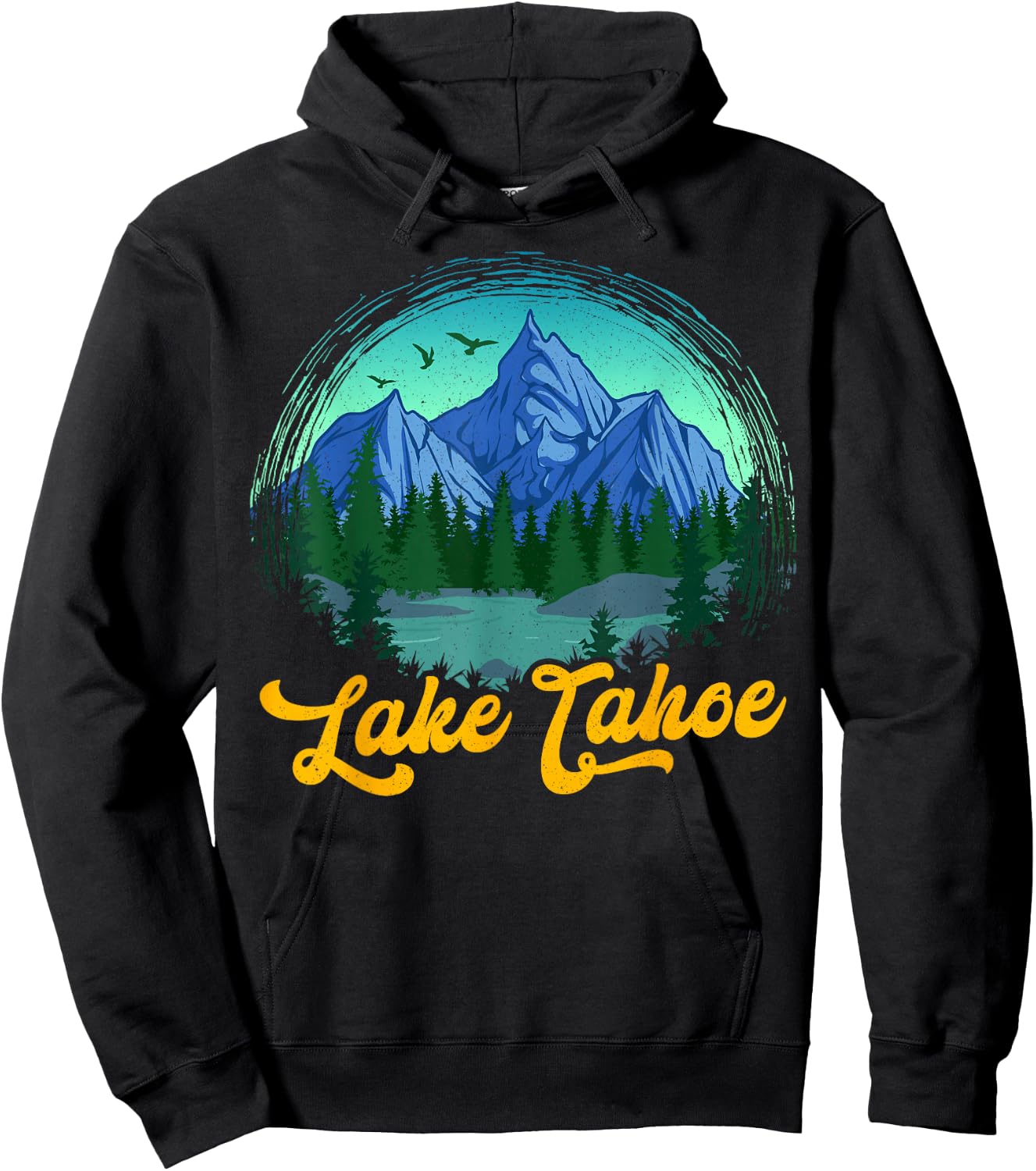 Lake Tahoe Vacation Souvenir Nevada California Gift Hoodie - Hoodie | Black