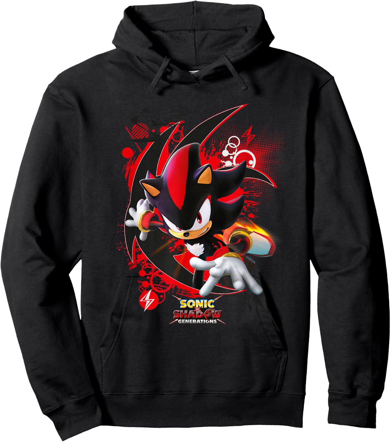 Sonic the Hedgehog, Sonic X Shadow Generations - Chaotic Hoodie - Hoodie | Black