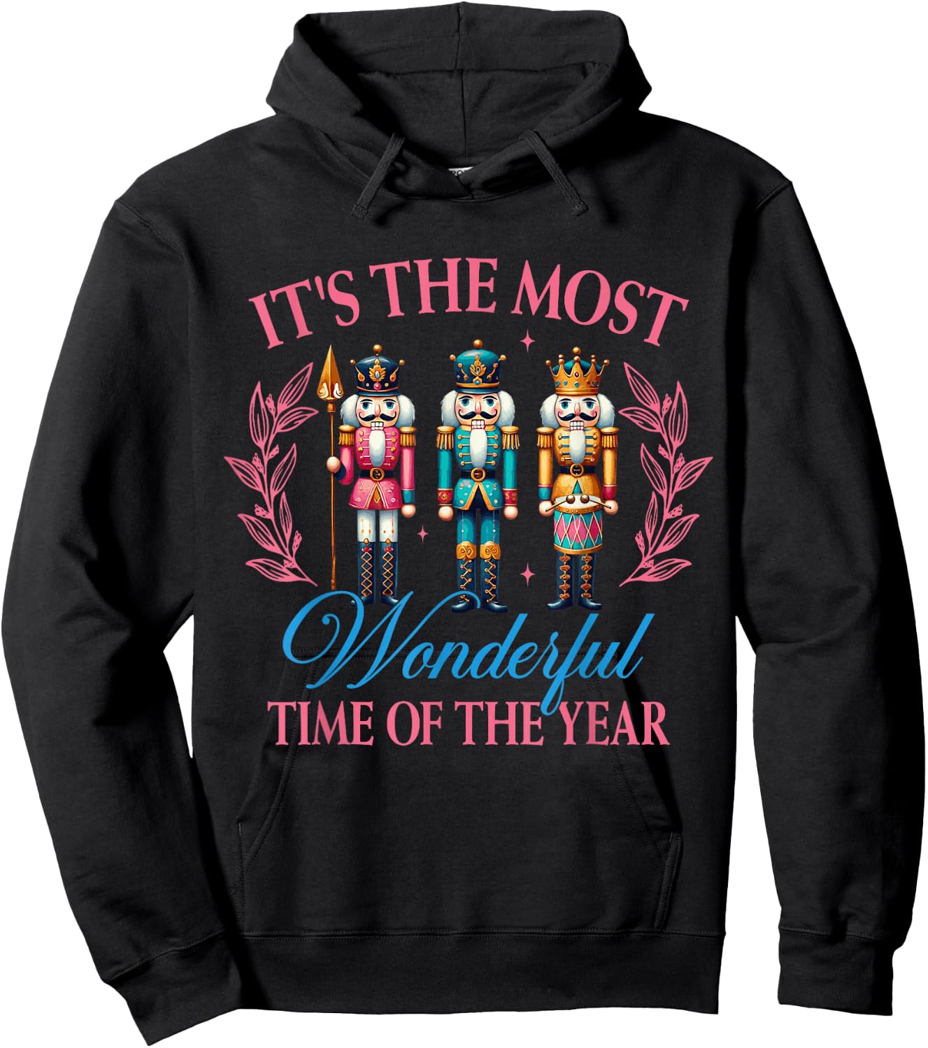 It's The Most Wonderful Time Of The Year Nutcracker Xmas Hoodie - Hoodie | Black