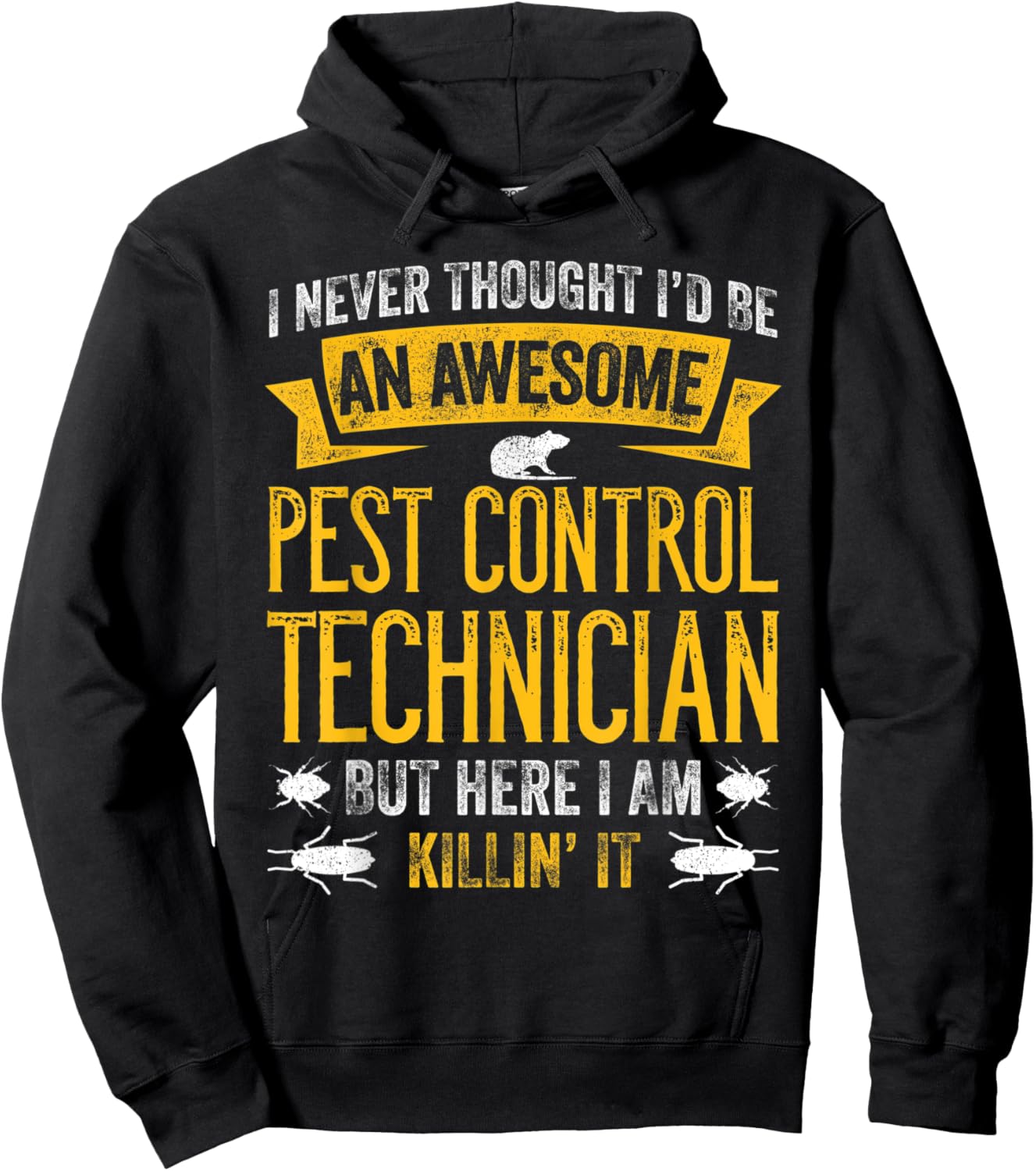 Pest Control For Exterminator Pest Control Technician Killer Hoodie - Hoodie | Black