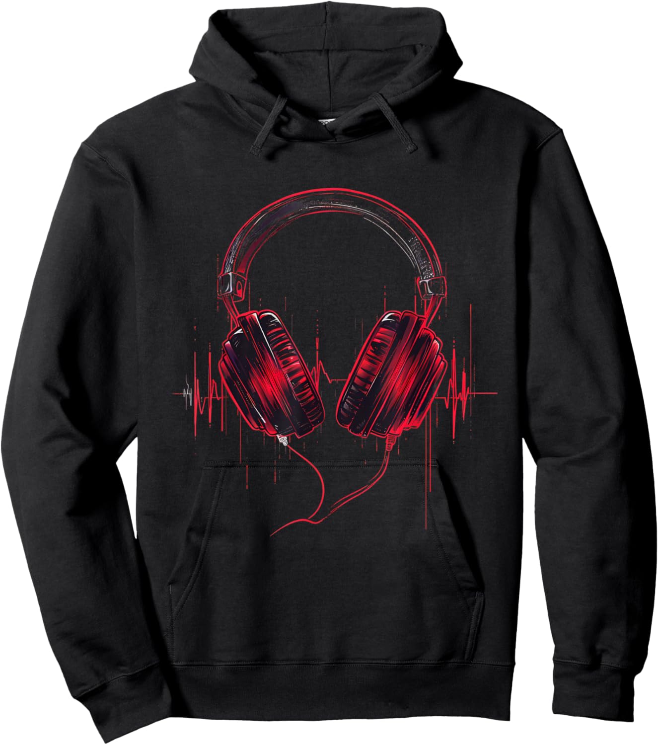 Turntable DJ Music Animals Black Music Themed DJ , , Small, Short Sleeve, Classic Fit, Imported, Polyester 100% Hoodie - Hoodie | Black