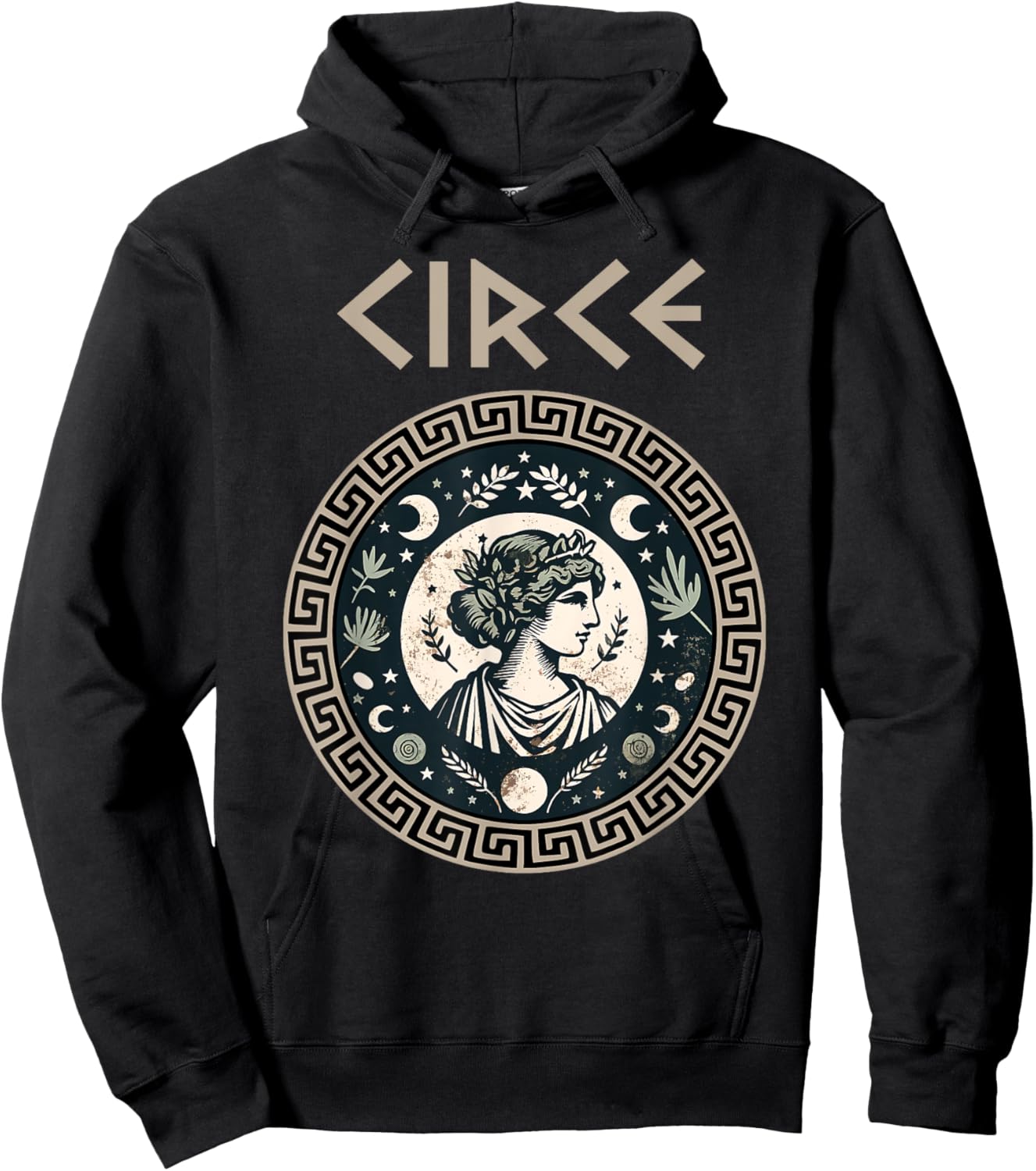 Agema Apparel Circe Greek Goddess and Sorceress Greek Mythology , Small, Black Hoodie - Hoodie | Black