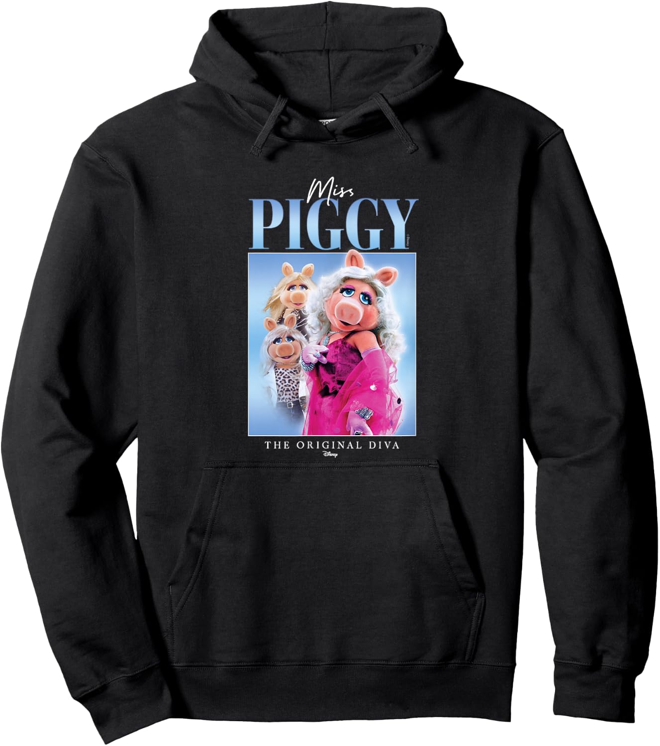 Disney - The Muppets Miss Piggy Original Diva Hoodie - Hoodie | Black