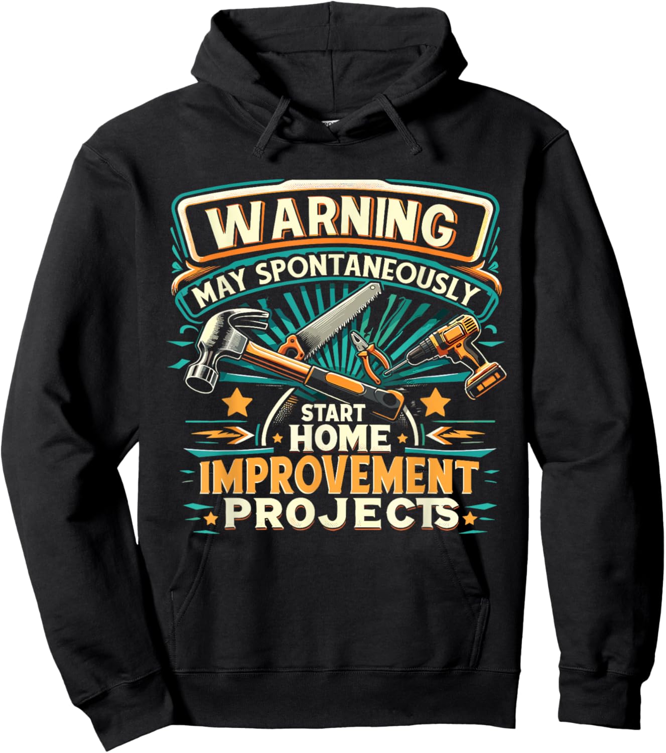 DIY Lovers Renovation Home Improvement Hoodie - Hoodie | Black