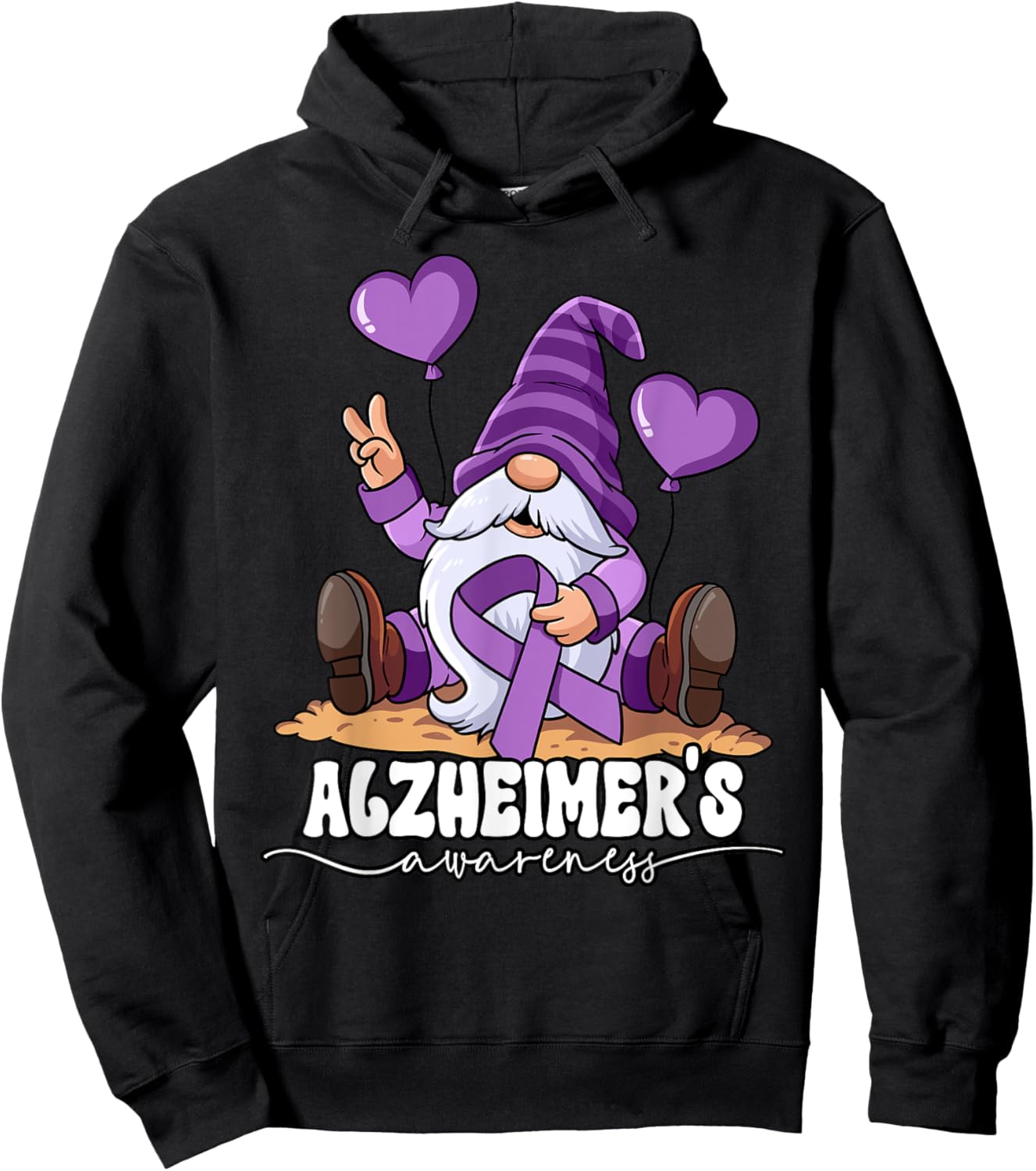 Alzheimer's Awareness Hoodie - Hoodie | Black