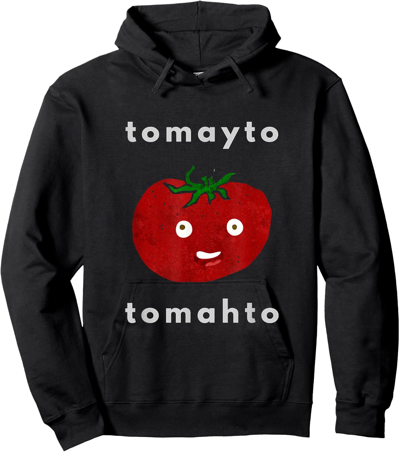 Tomato Tomayto Tomahto Pronunciation Hoodie - Hoodie | Black