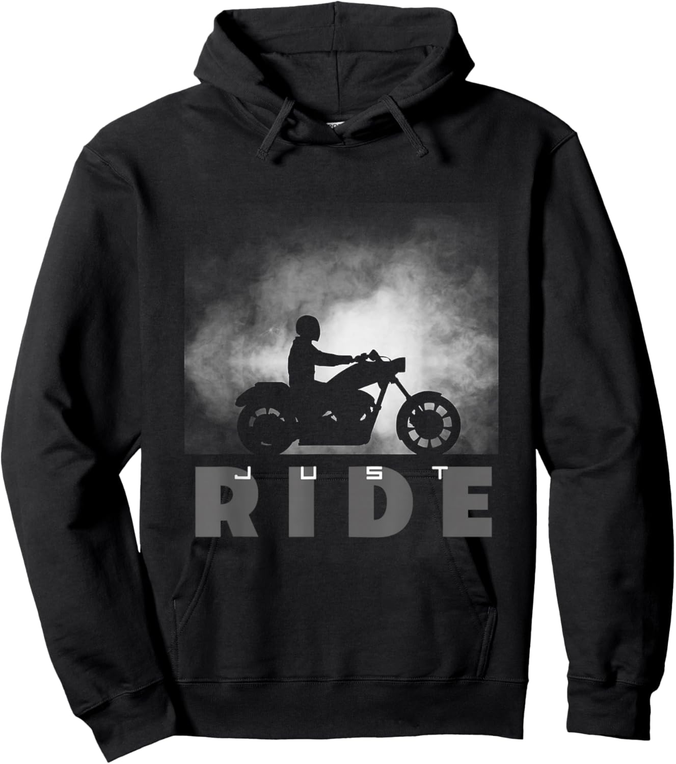 Just Ride Motorcycle Apparel - Biker Motorcycle Hoodie - Hoodie | Black