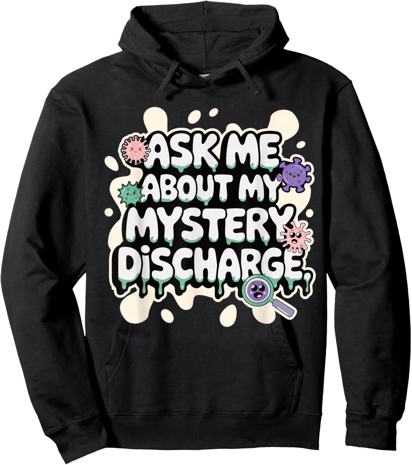 Funny Embarrassing Shirts Vulgar Crazy Inappropriate Adults Hoodie - Hoodie | Black