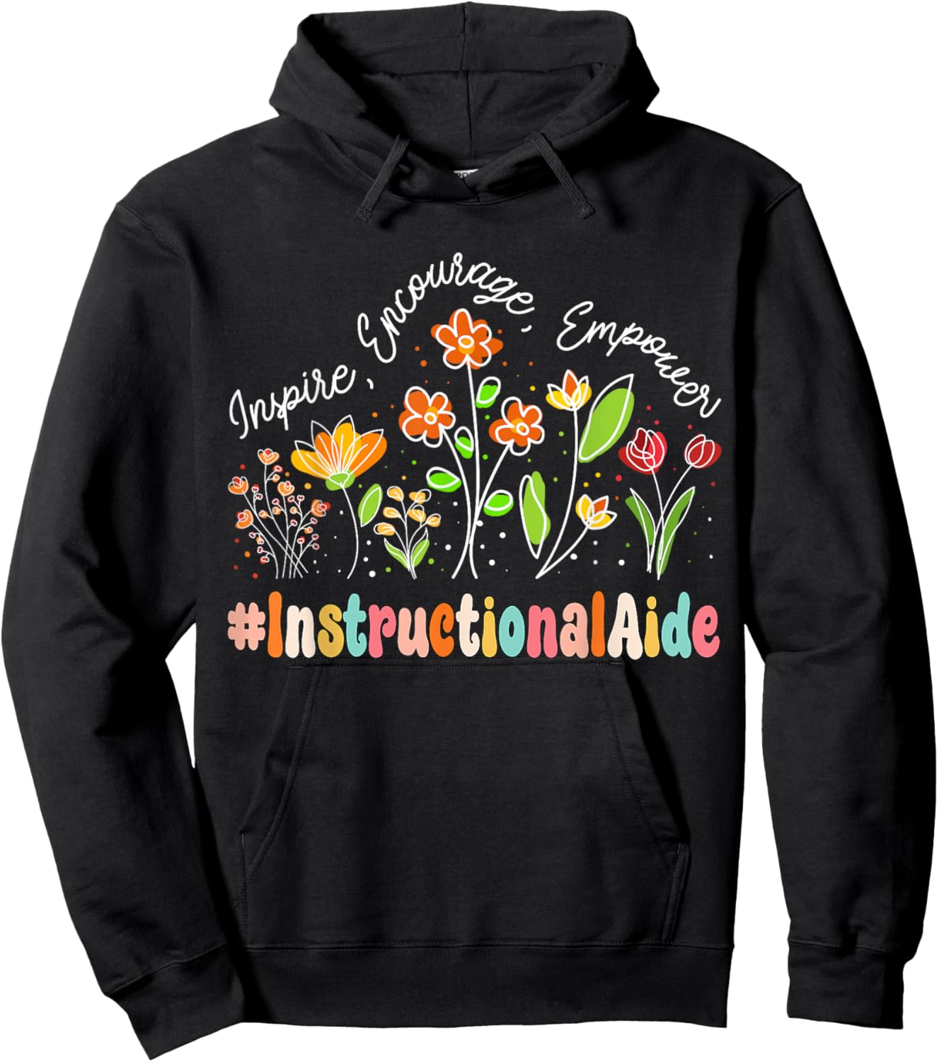 Instructional Aide Appreciation Week Teacher Back to School Hoodie - Hoodie | Black
