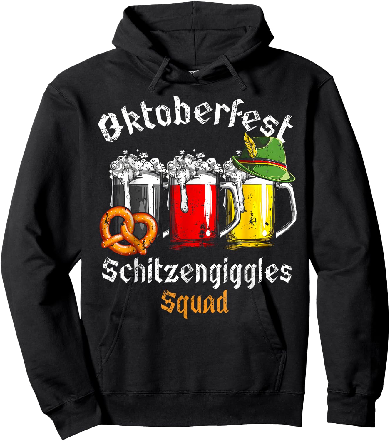 Oktoberfest Squad Germany Funny Festival Beer Hoodie - Hoodie | Black
