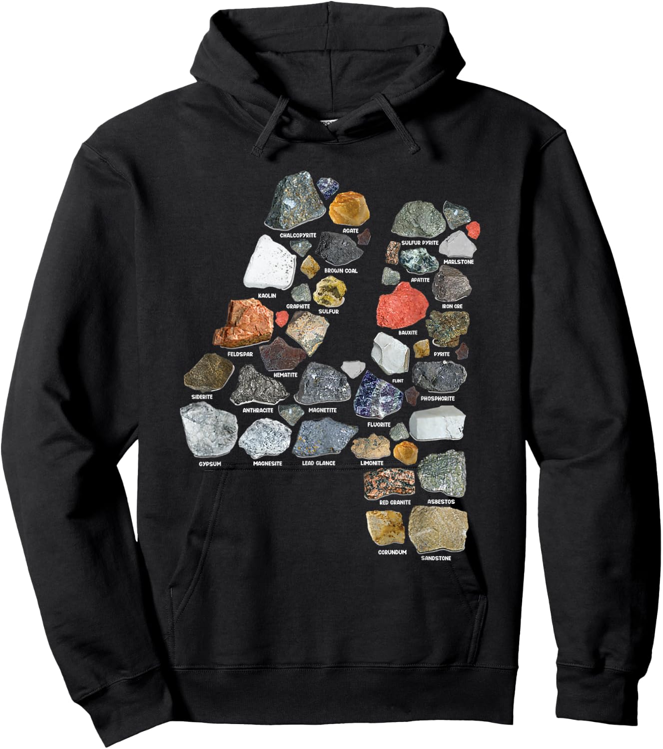 Geology 4 years Old Rock Collecting 4th Birthday Hoodie - Hoodie | Black