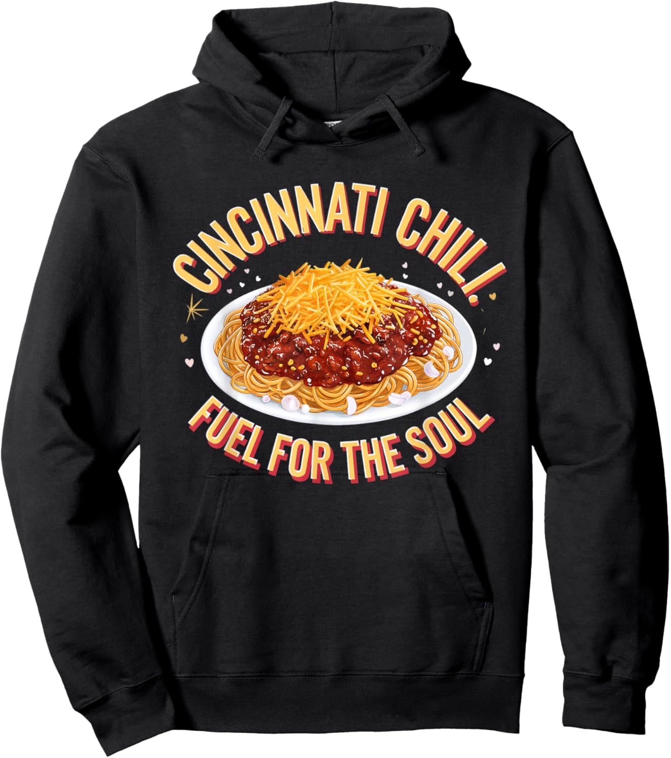 Cincinnati Chili - Iconic Ohio Comfort Food Design Hoodie - Hoodie | Black