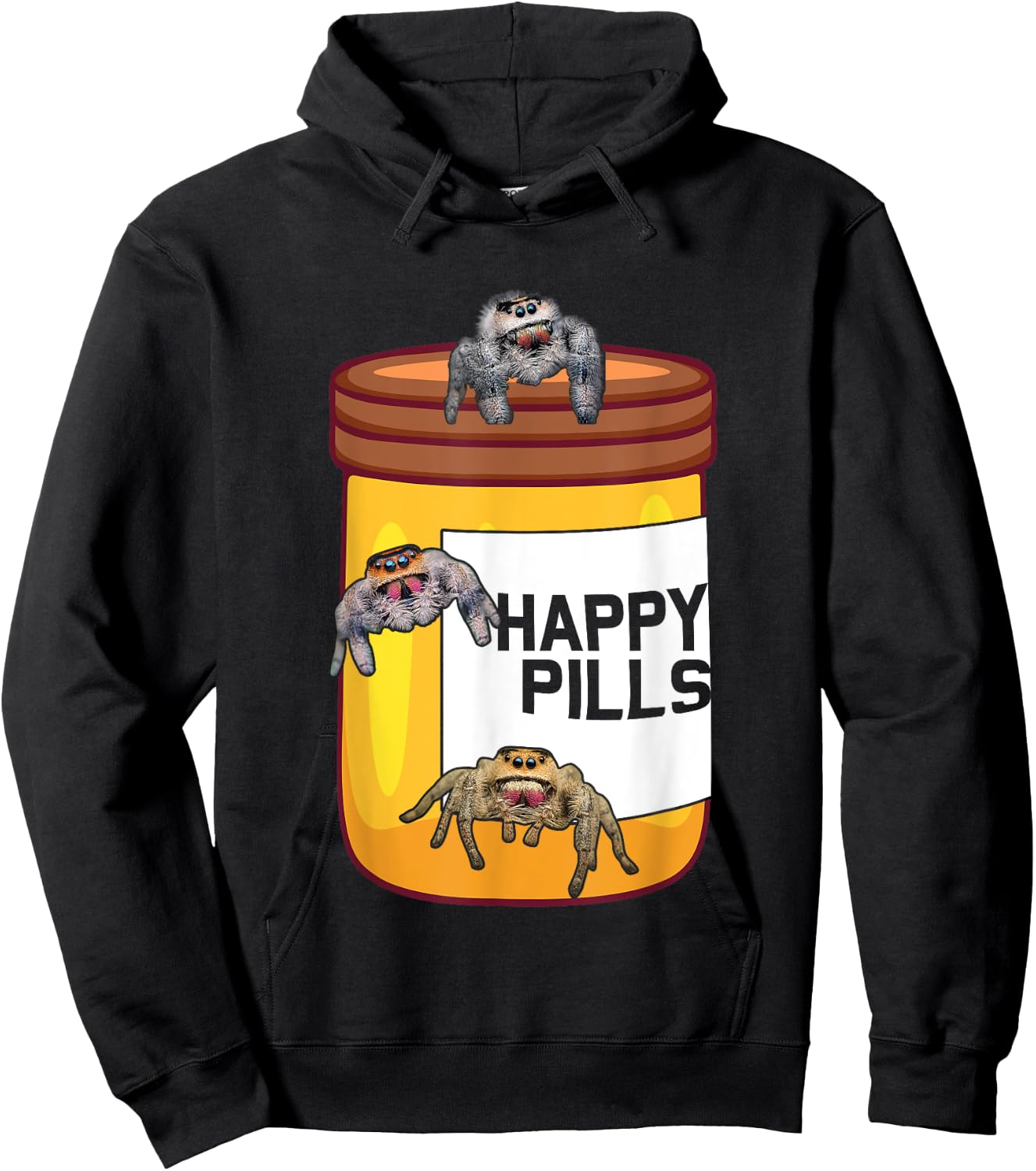Classic Jumping Spiders Collector Exotic Pet Owner Lifestyle Hoodie - Hoodie | Black