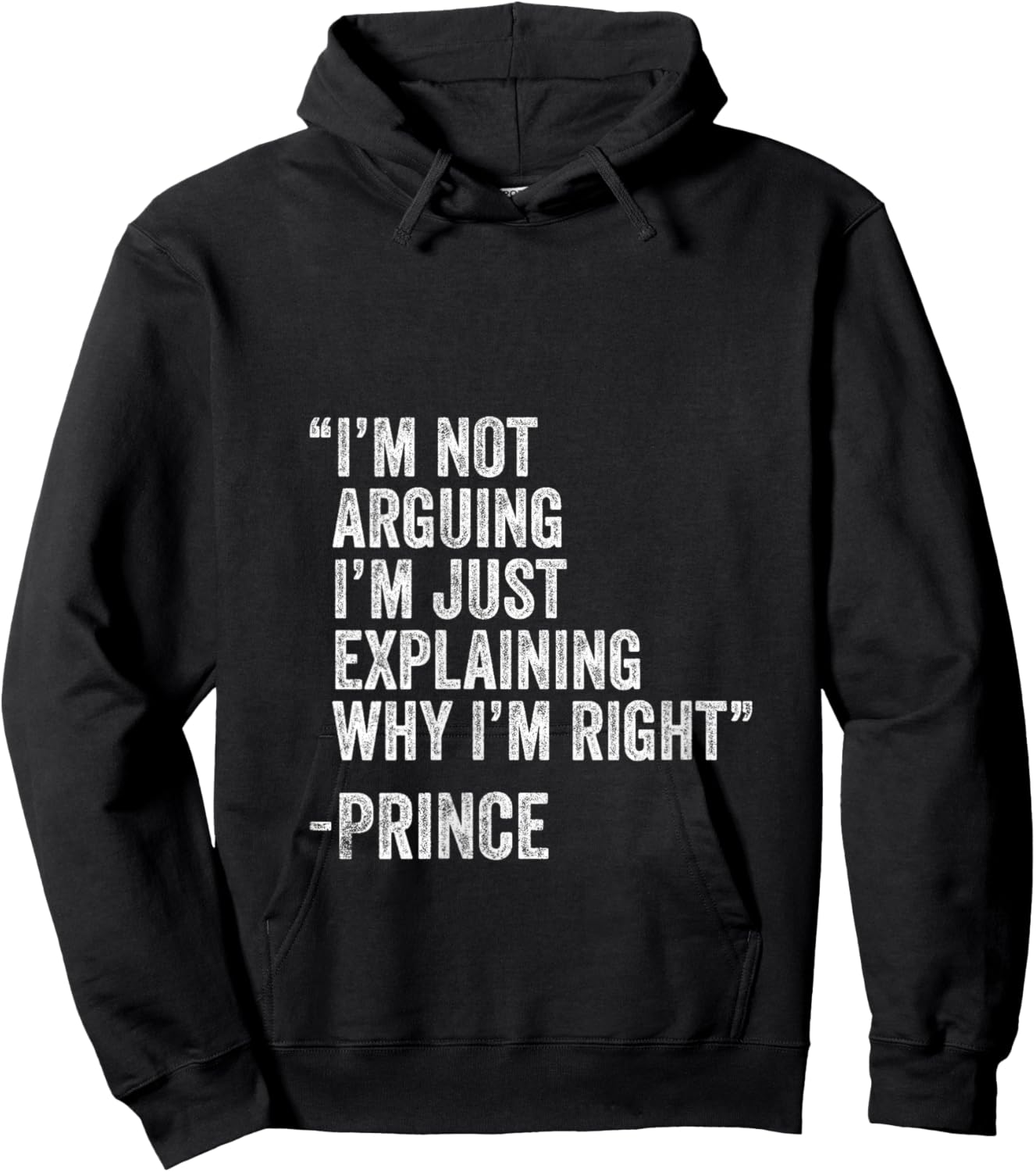 Prince Quote Funny Birthday Custom Name Idea Engineer V-Neck Hoodie - Hoodie | Black