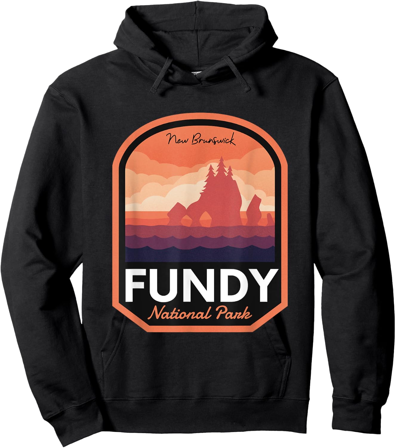 Fundy National Park New Brunswick Hoodie - Hoodie | Black