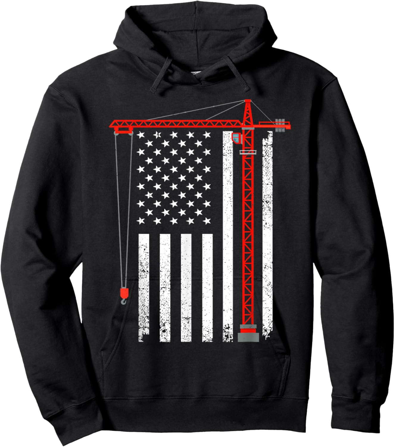 Cool Crane Operator Art Women Tower Crane Operator Hoodie - Hoodie | Black