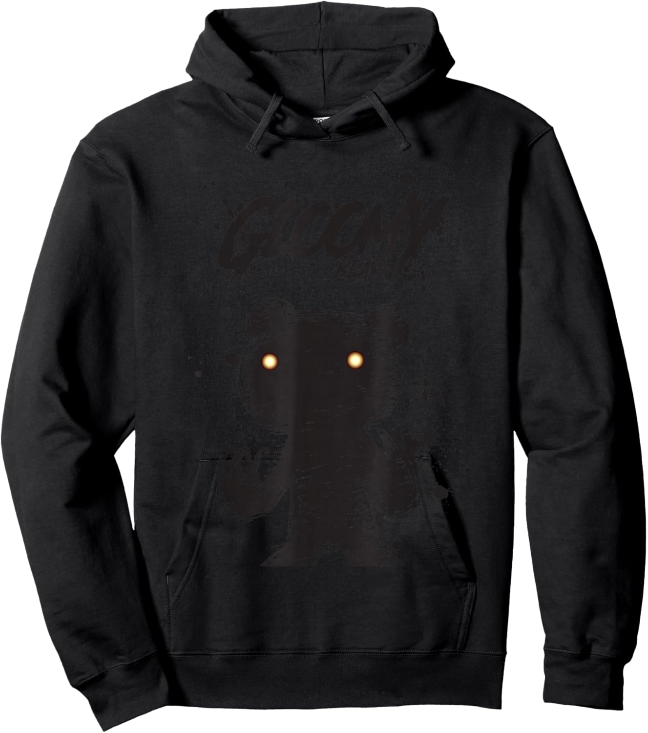 Gloomy Bear Naughty Grizzly Black Shadow Abstraction Anime Hoodie - Hoodie | Black