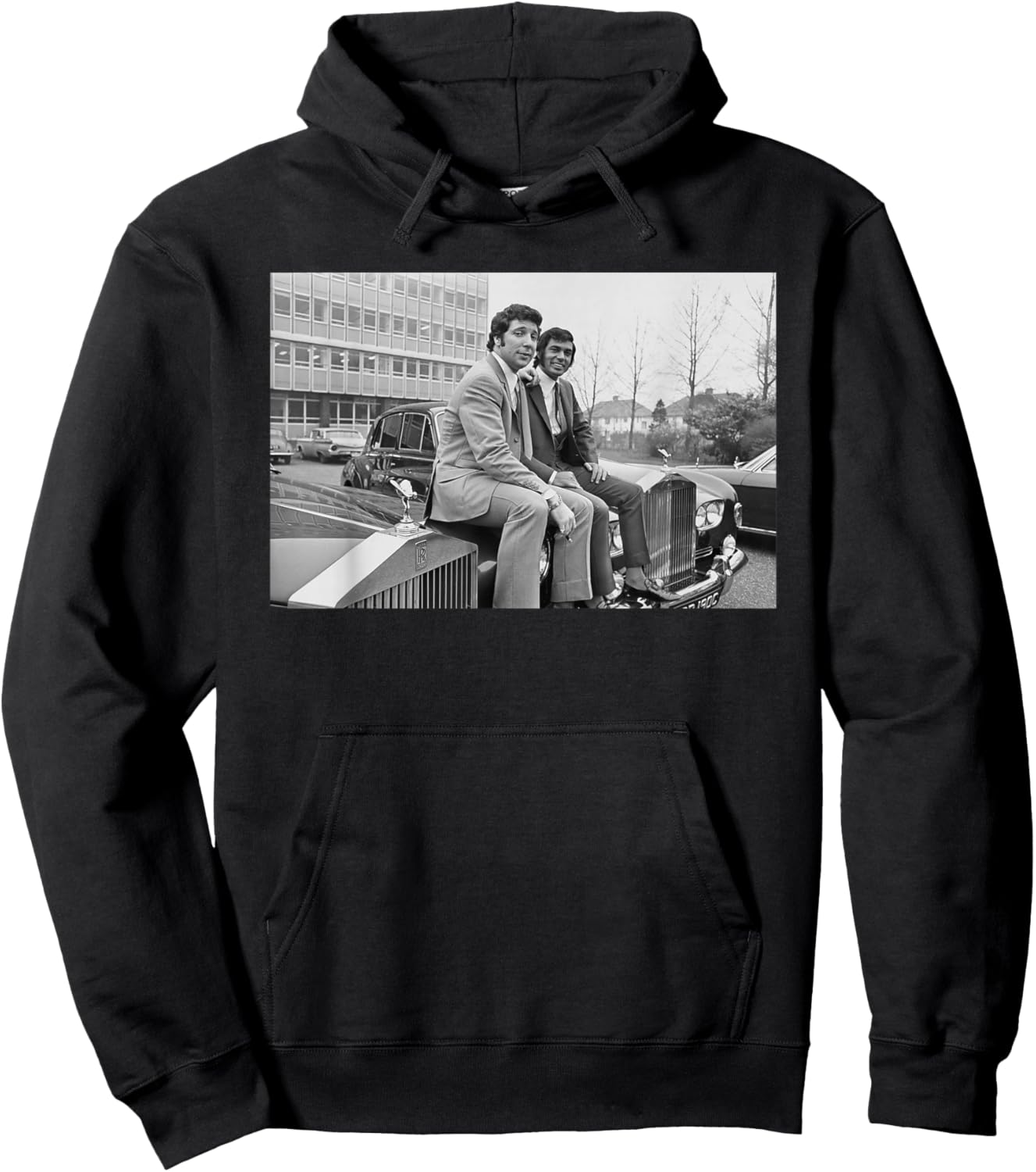 Tom Jones & Engelbert Humperdinck New Cars Hoodie - Hoodie | Black