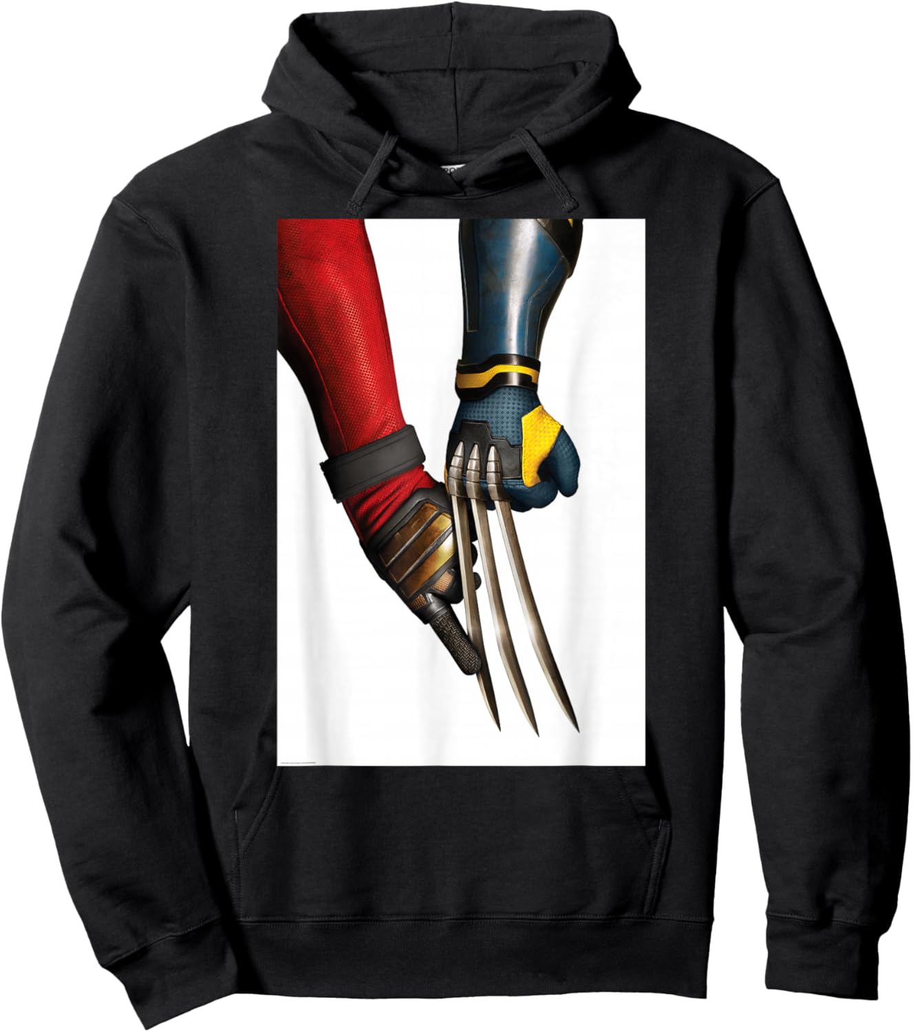 Marvel Studios Deadpool & Wolverine Claw Touch Poster Hoodie - Hoodie | Black
