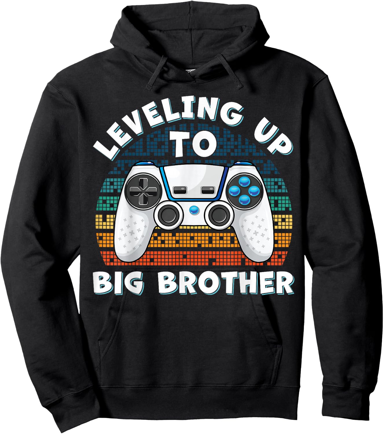 Leveling Up to Big Brother Hoodie - Hoodie | Black