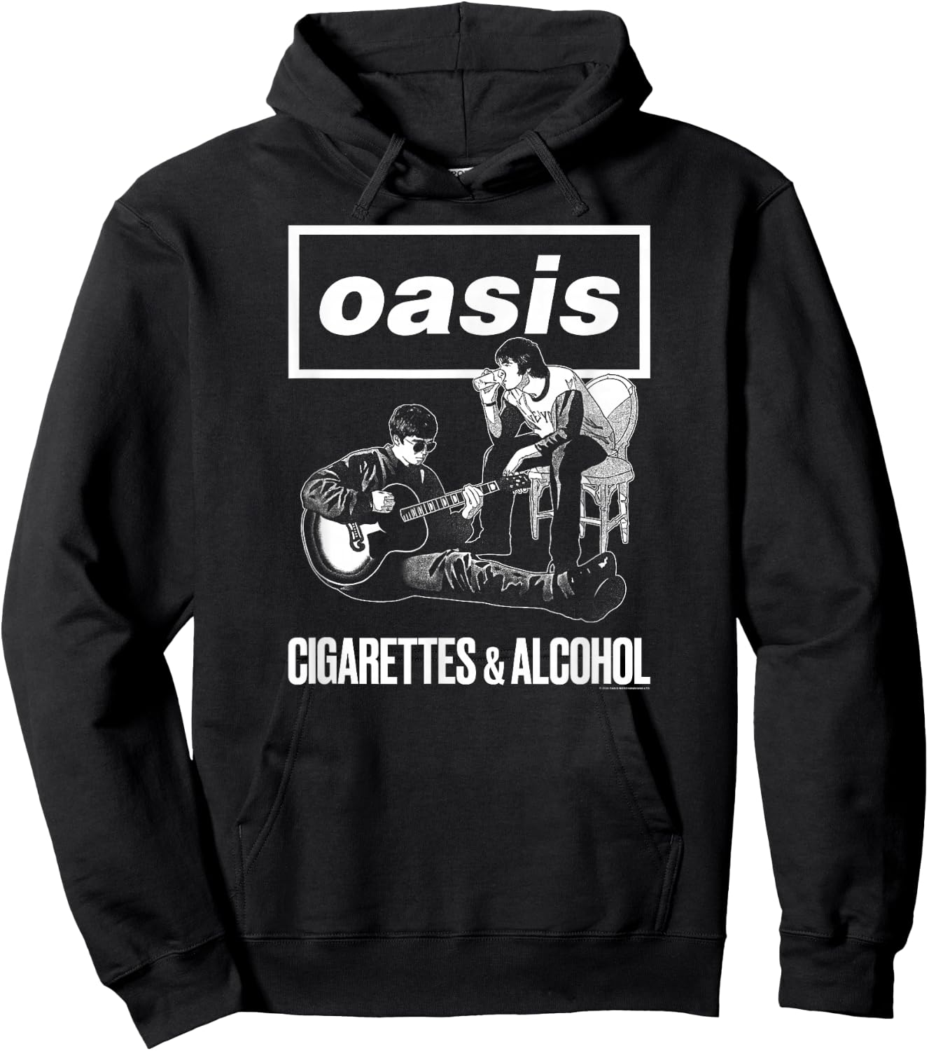 Oasis – Cigarettes and Alcohol Hoodie - Hoodie | Black