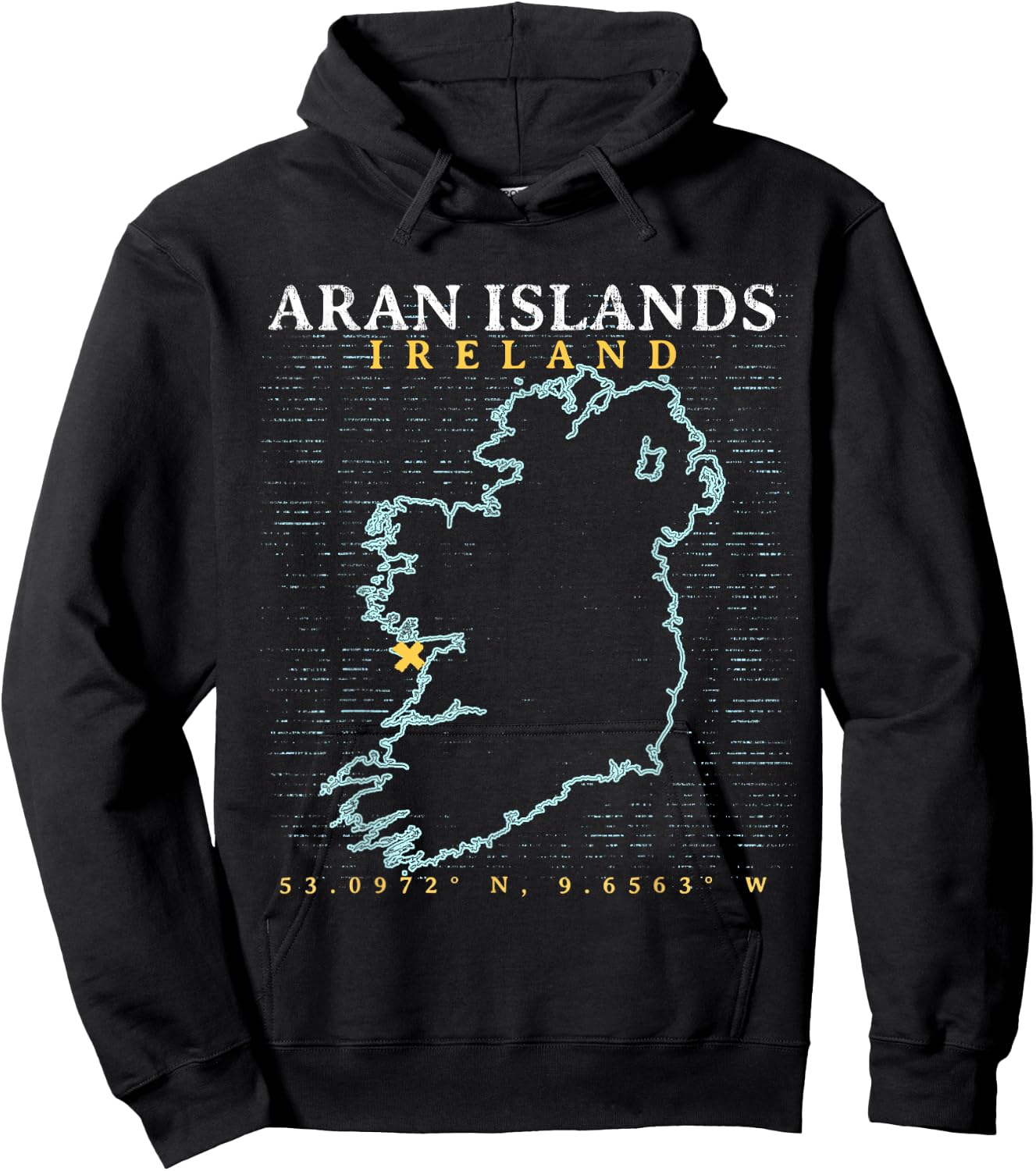Aran Islands Ireland Hoodie - Hoodie | Black