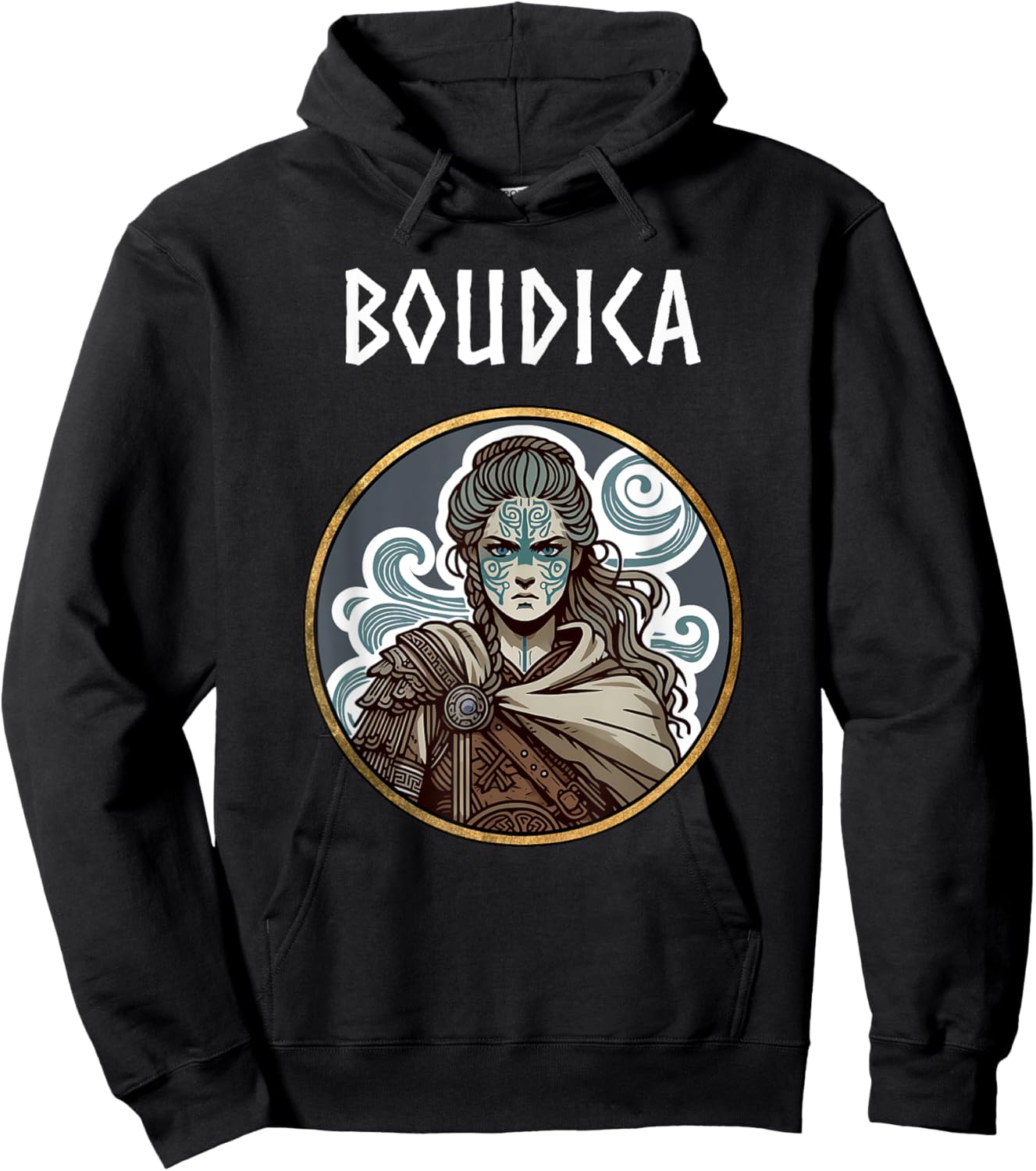 Boudica Queen of the Iceni Ancient Britannia History Hoodie - Hoodie | Black