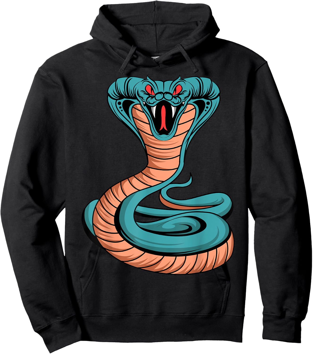 Cobra King Venomous Snake Poisonous Reptile Lover Hoodie - Hoodie | Black