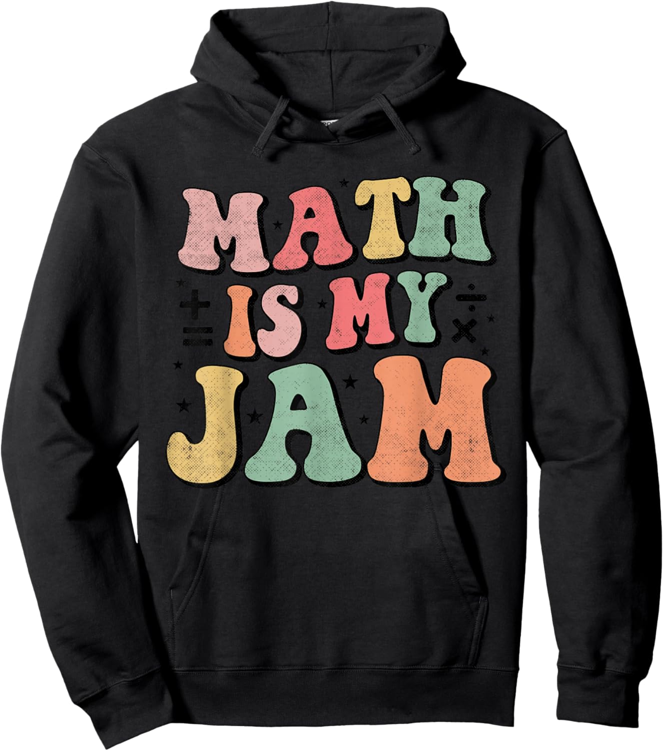 Groovy Math is My Jam First Day Back To School Math Teachers Hoodie - Hoodie | Black