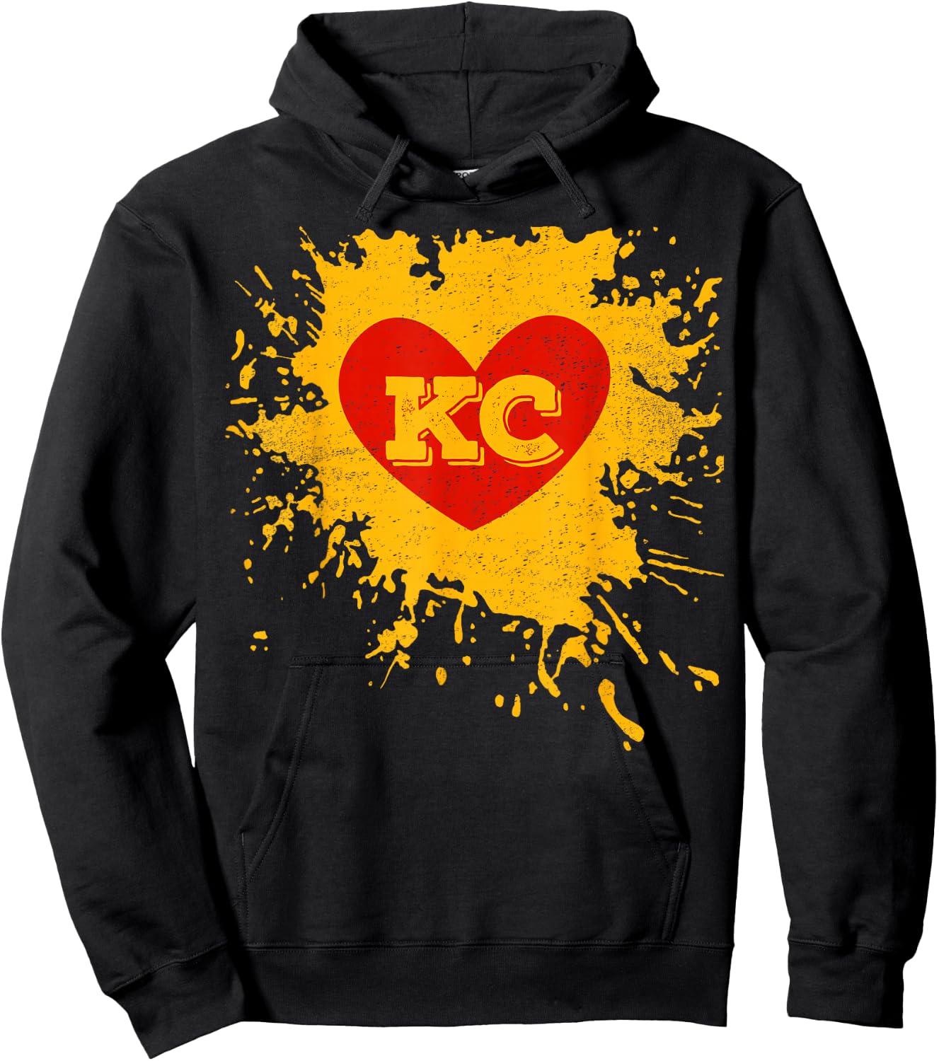 I Love Kansas City Heart 2021 I Heart KC Hoodie - Hoodie | Black
