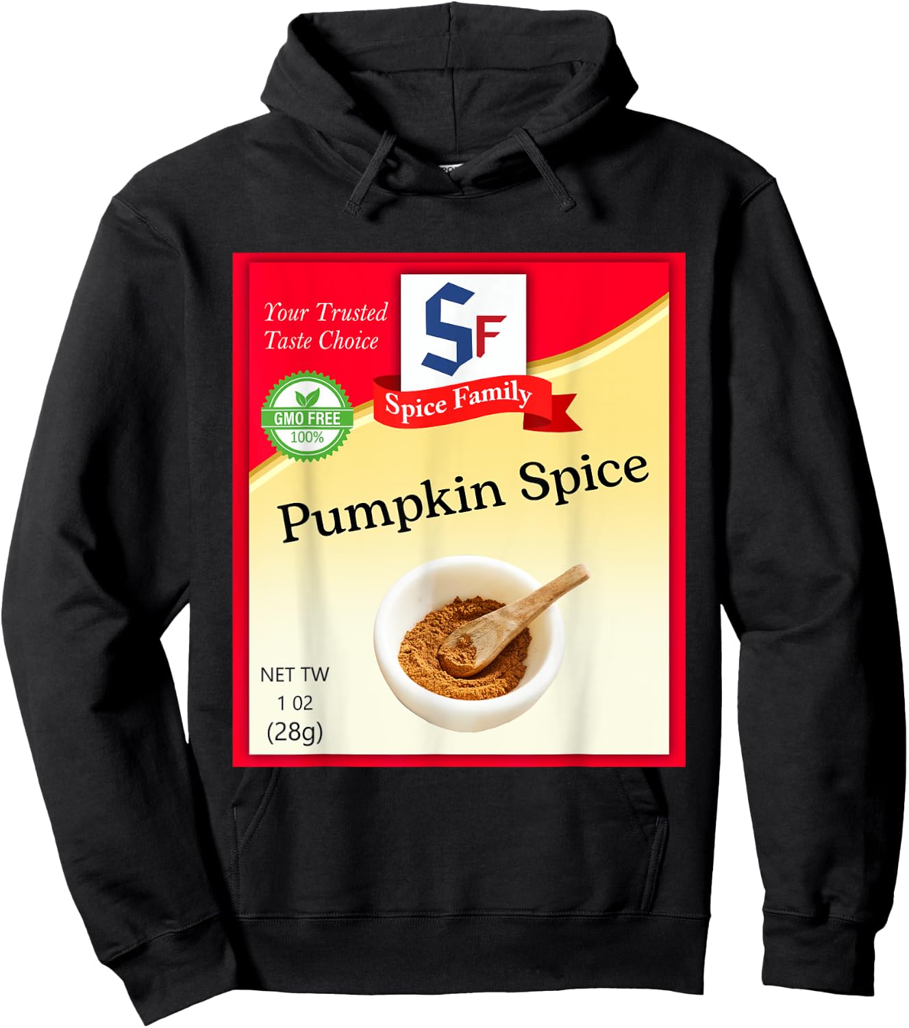 Pumpkin Spice Condiment Costume Holiday Spice Costumes Hoodie - Hoodie | Black
