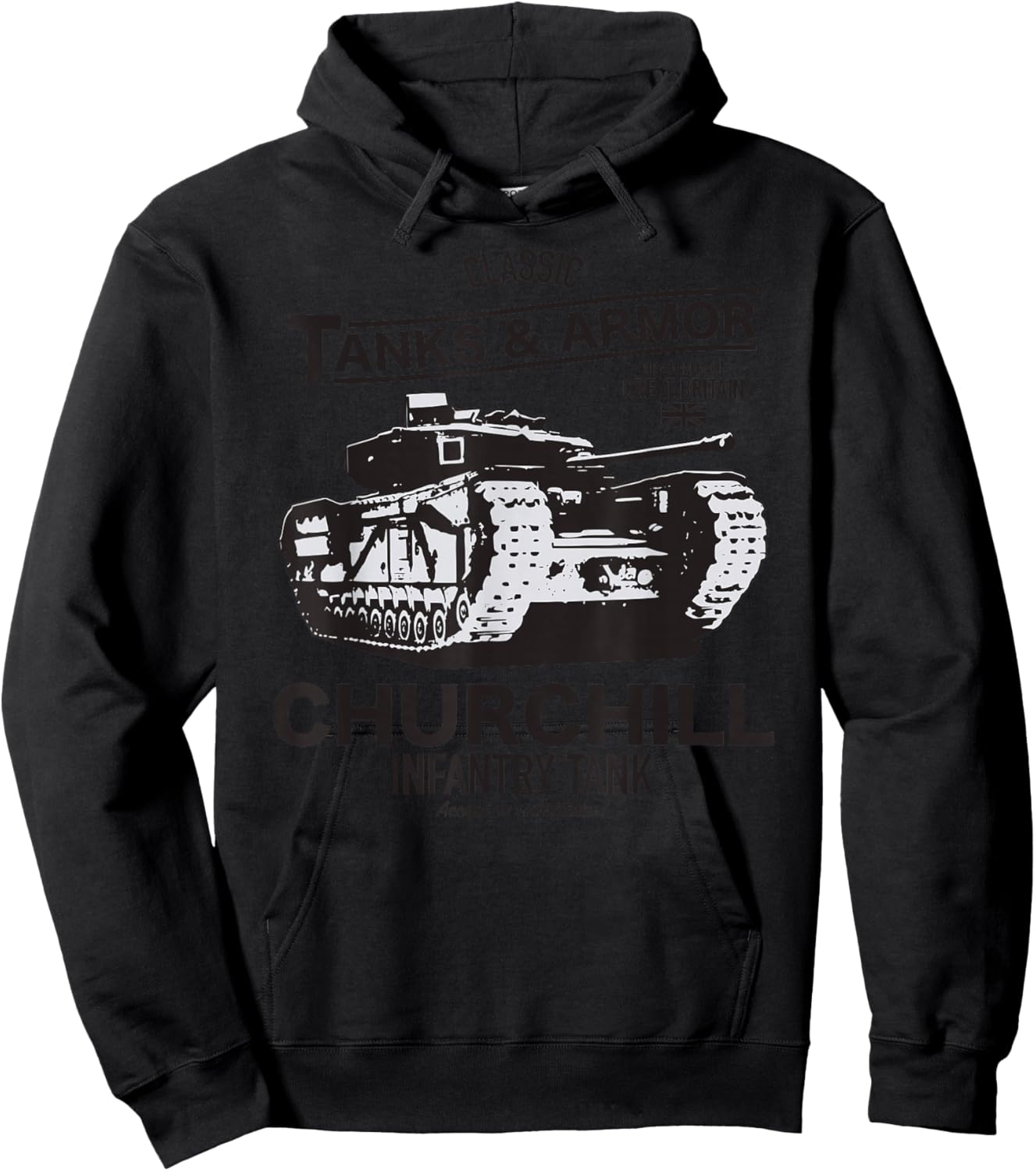 Churchill Tank Hoodie - Hoodie | Black
