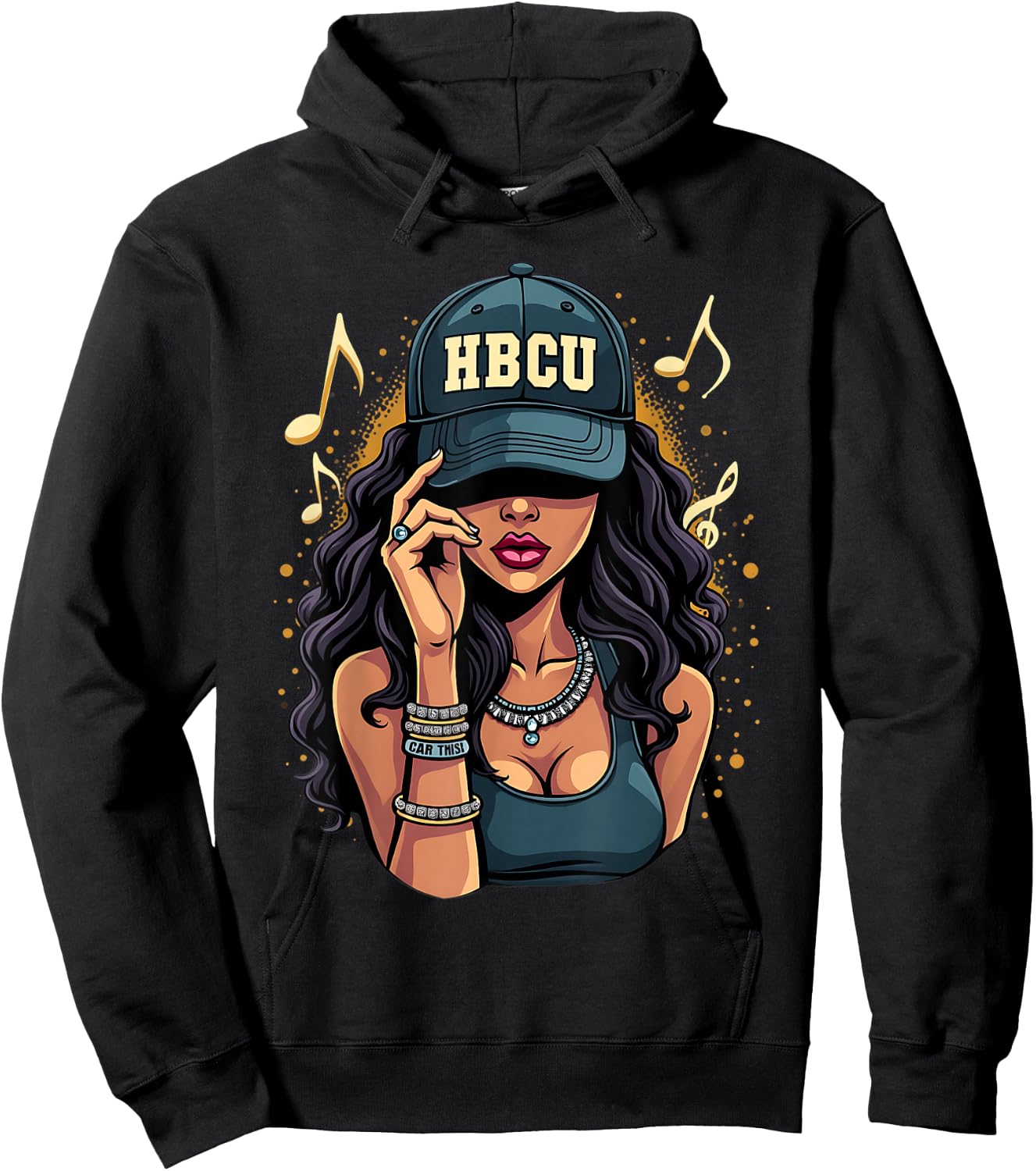Beautiful Black Women HBCU black history month Hoodie - Hoodie | Black