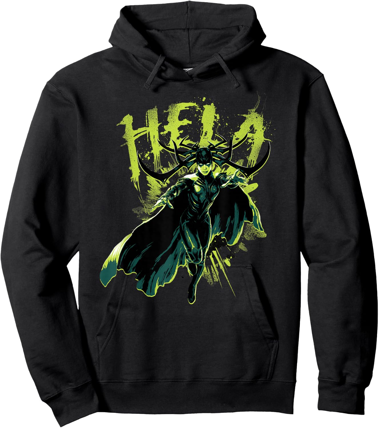 Marvel Hela Thor Ragnarok Goddess of Death Hoodie - Hoodie | Black