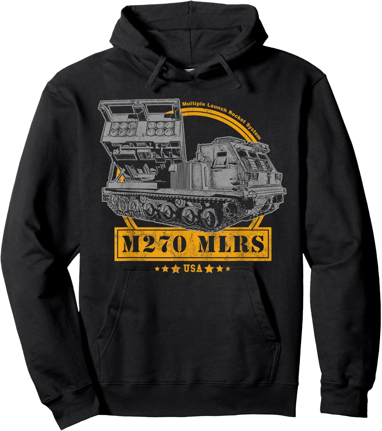 M270 Multiple Launch Rocket System Hoodie - Hoodie | Black